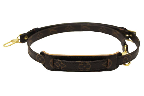 Authentic Louis Vuitton Classic Monogram Canvas 16mm Adjustable Shoulder Strap