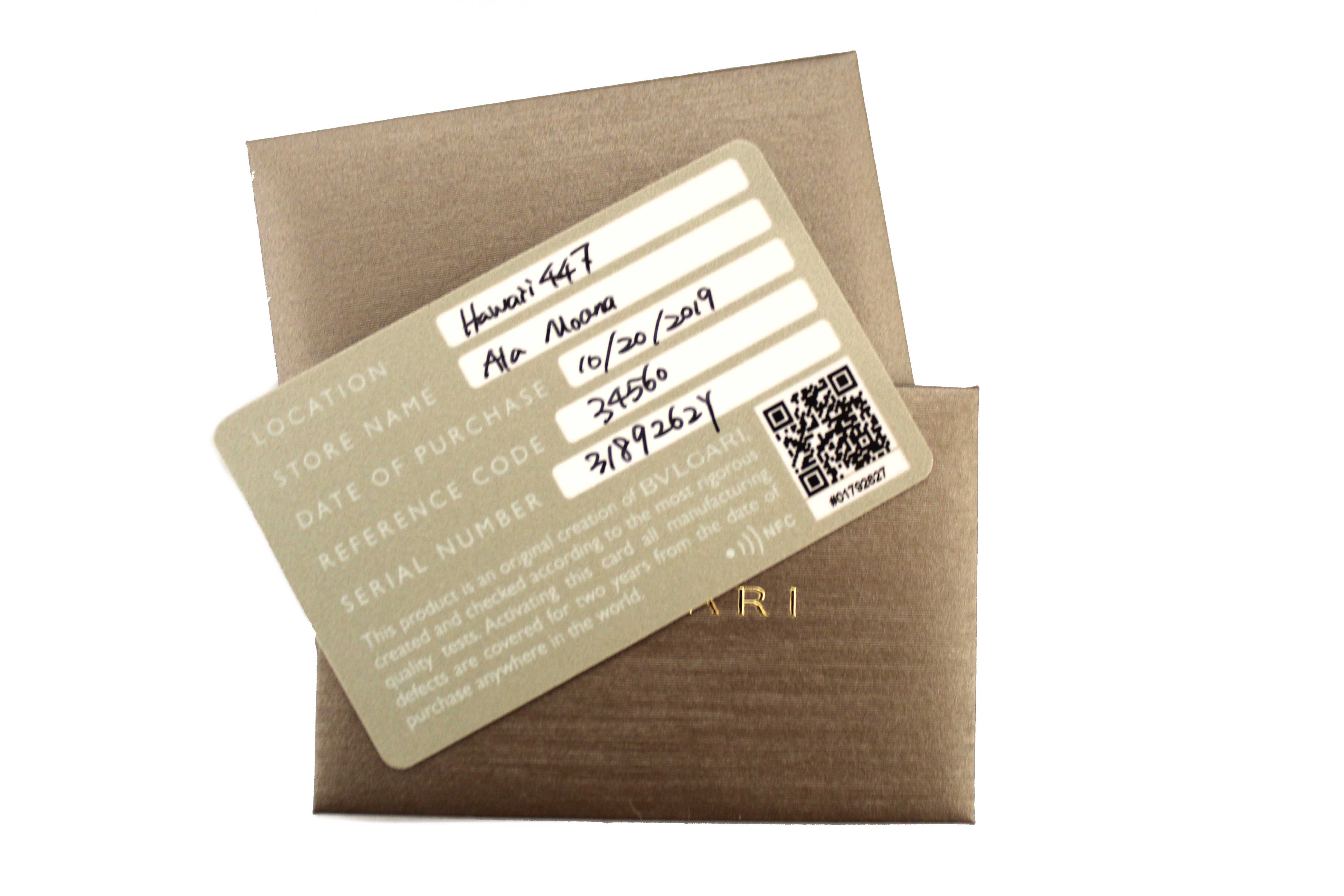 Authentic Bvlgari Emerald Green Calfskin Leather Snake Chain Small Serpenti Forever Crossbody Bag