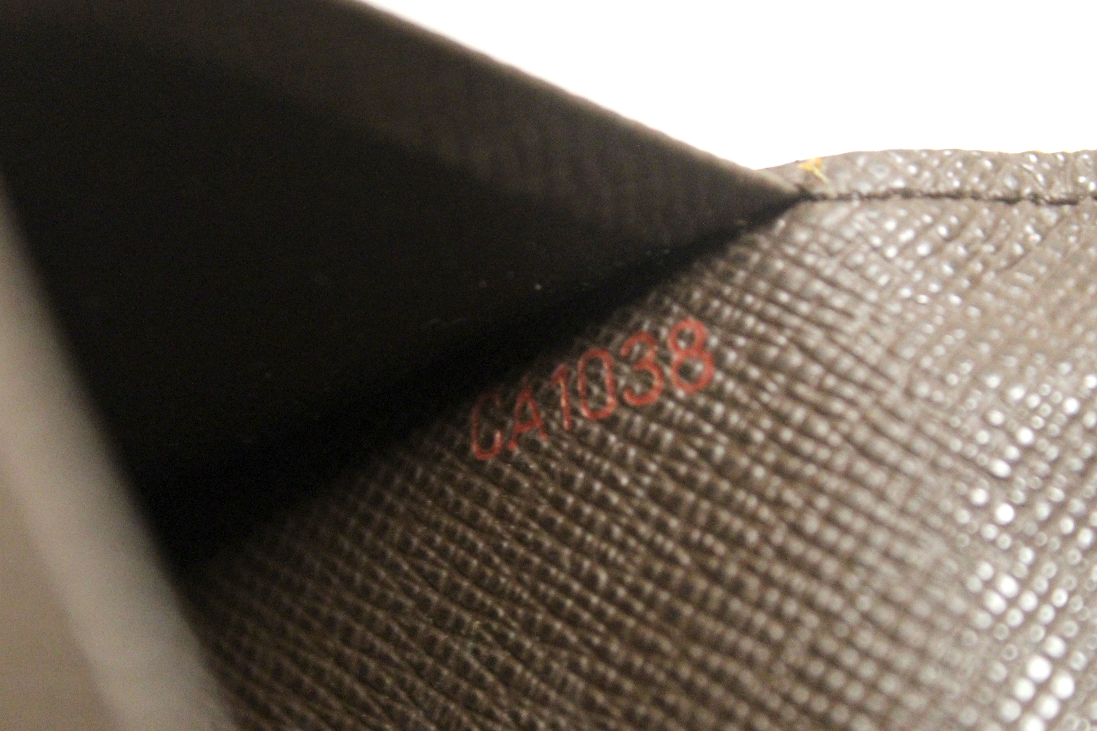 Authentic Louis Vuitton Damier Ebene Canvas Passport Cover Holder