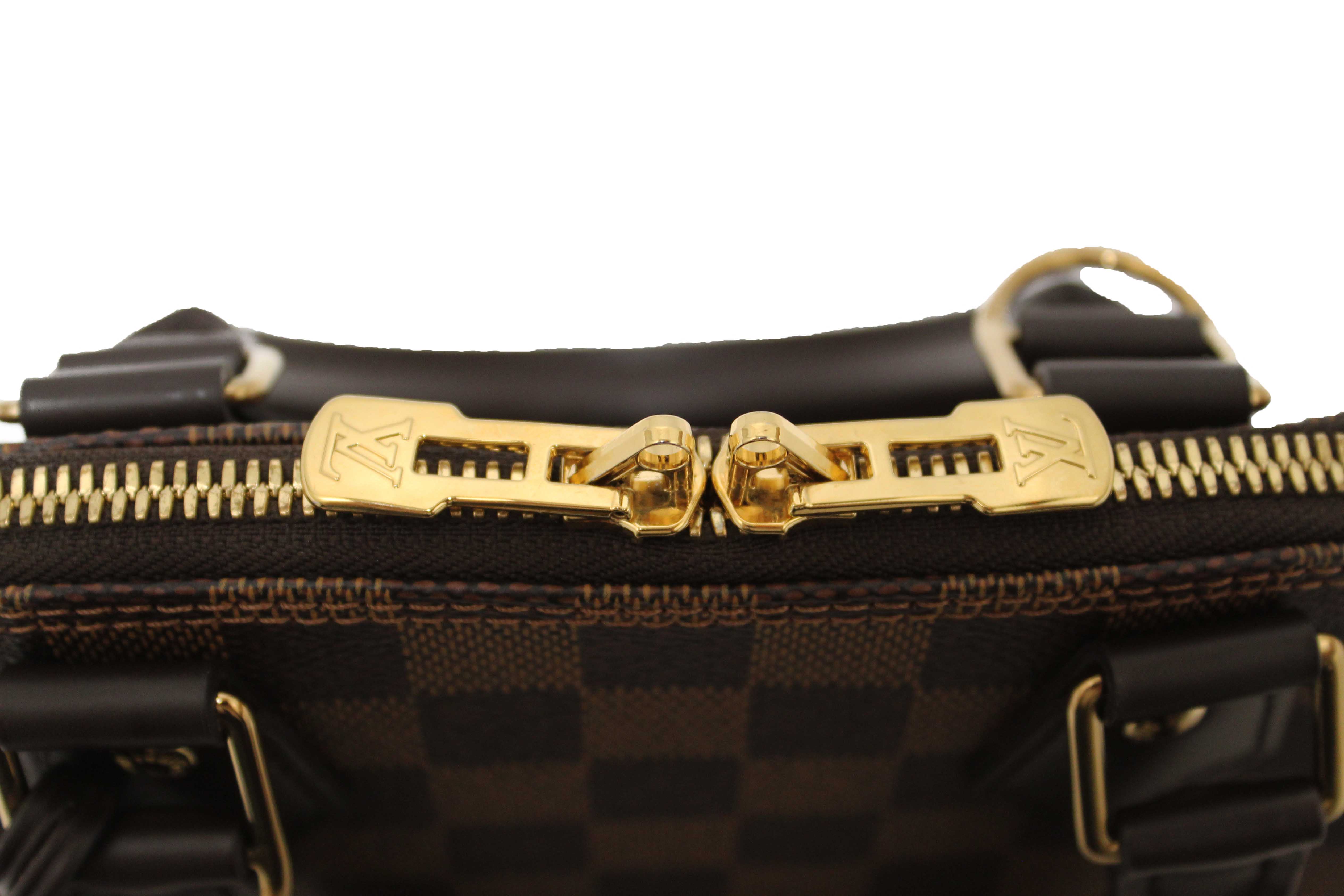 Authentic Louis Vuitton Damier Ebene Canvas Alma BB Handbag