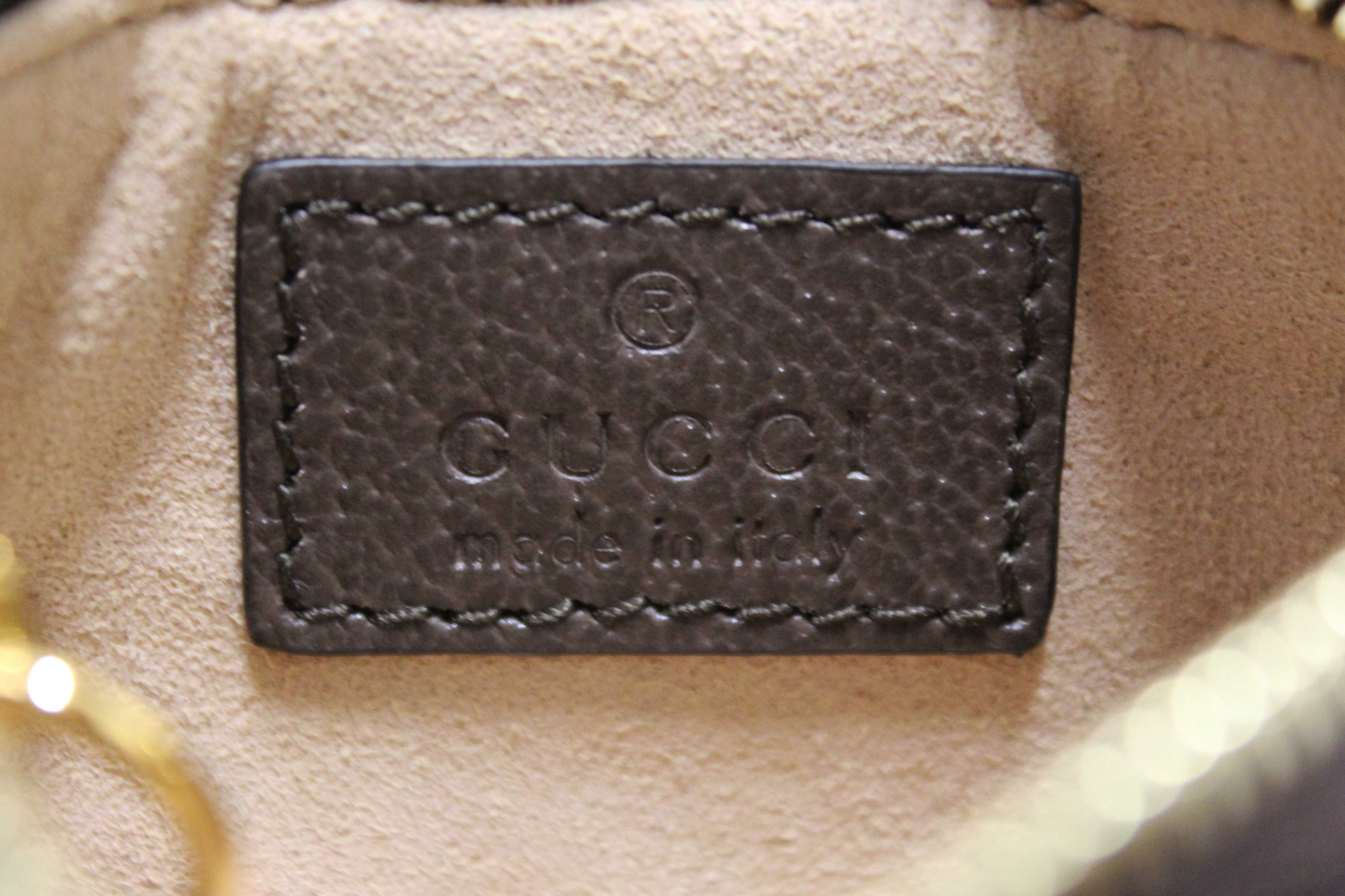 Authentic Gucci Ophidia GG Supreme Canvas Key Case 671722