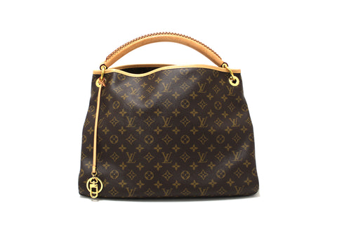 Authentic Louis Vuitton Classic Monogram Canvas Artsy MM Shoulder Bag