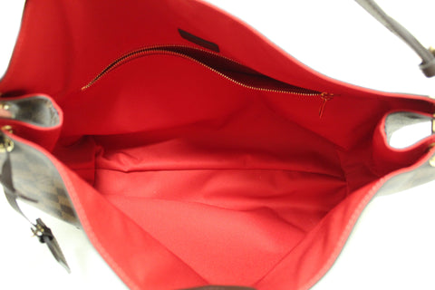 Authentic Louis Vuitton Damier Ebene Graceful MM Hobo Shoulder Bag