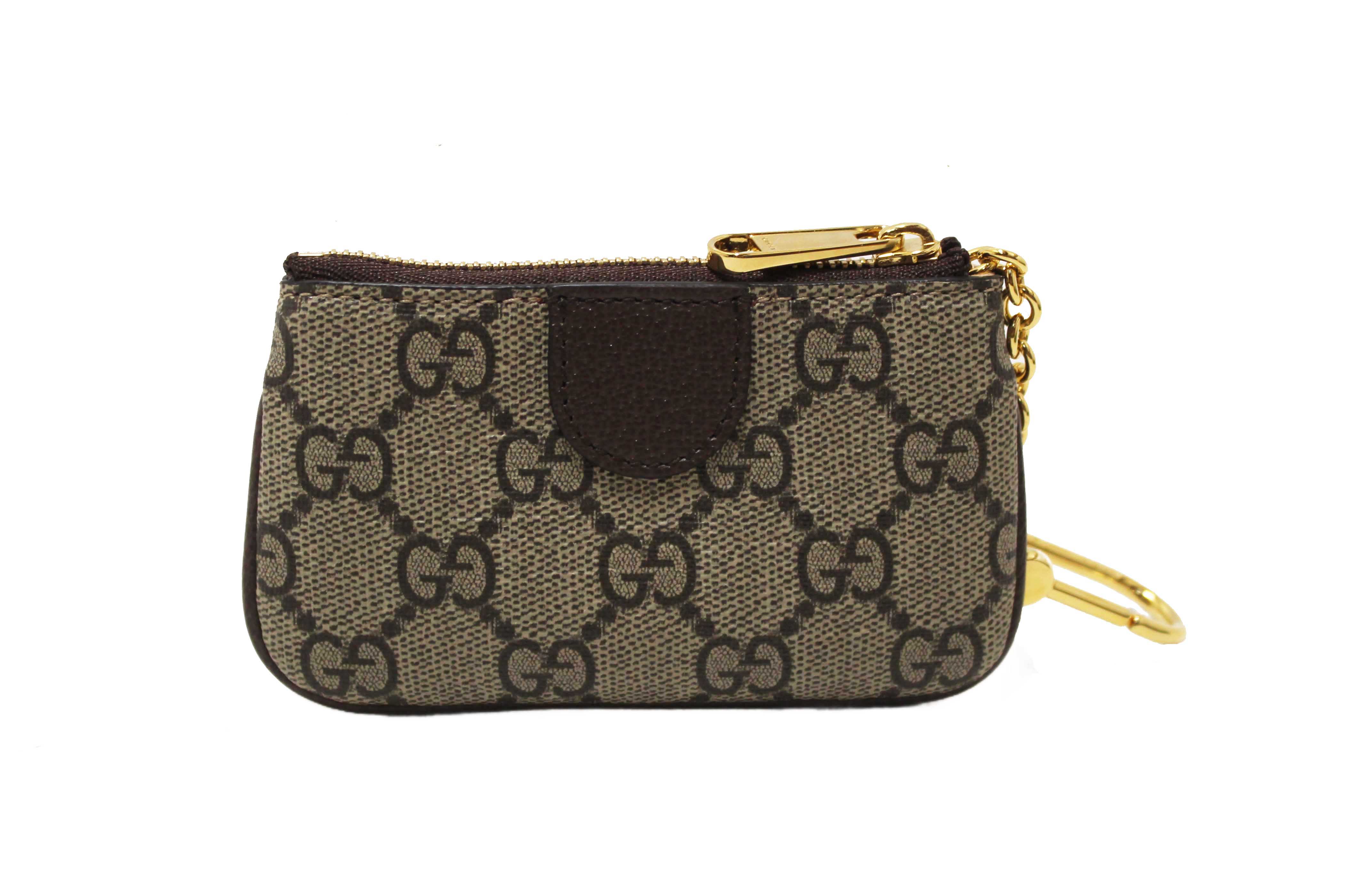 Authentic Gucci Ophidia GG Supreme Canvas Key Case 671722