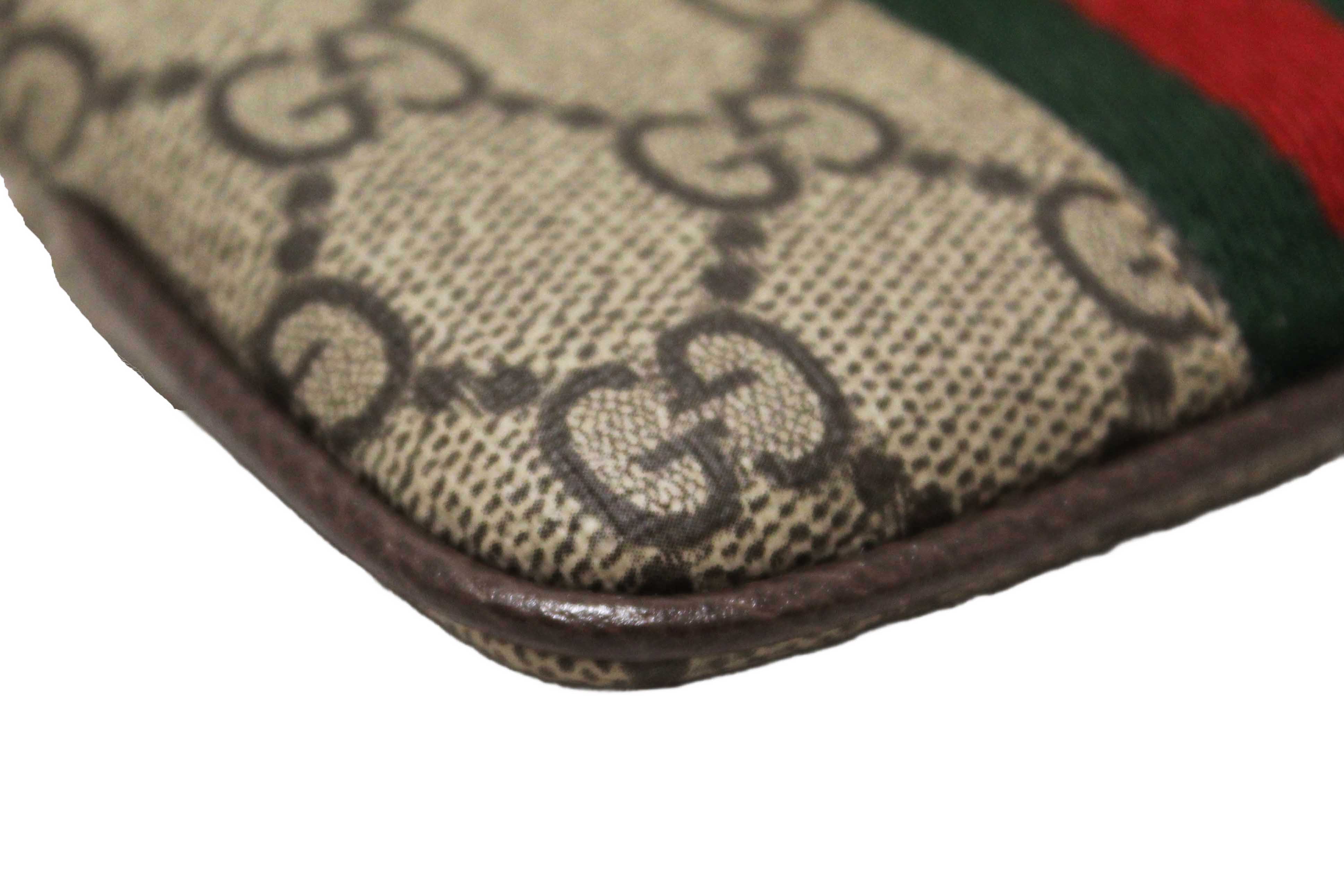 Authentic Gucci Ophidia GG Supreme Canvas Key Case 671722