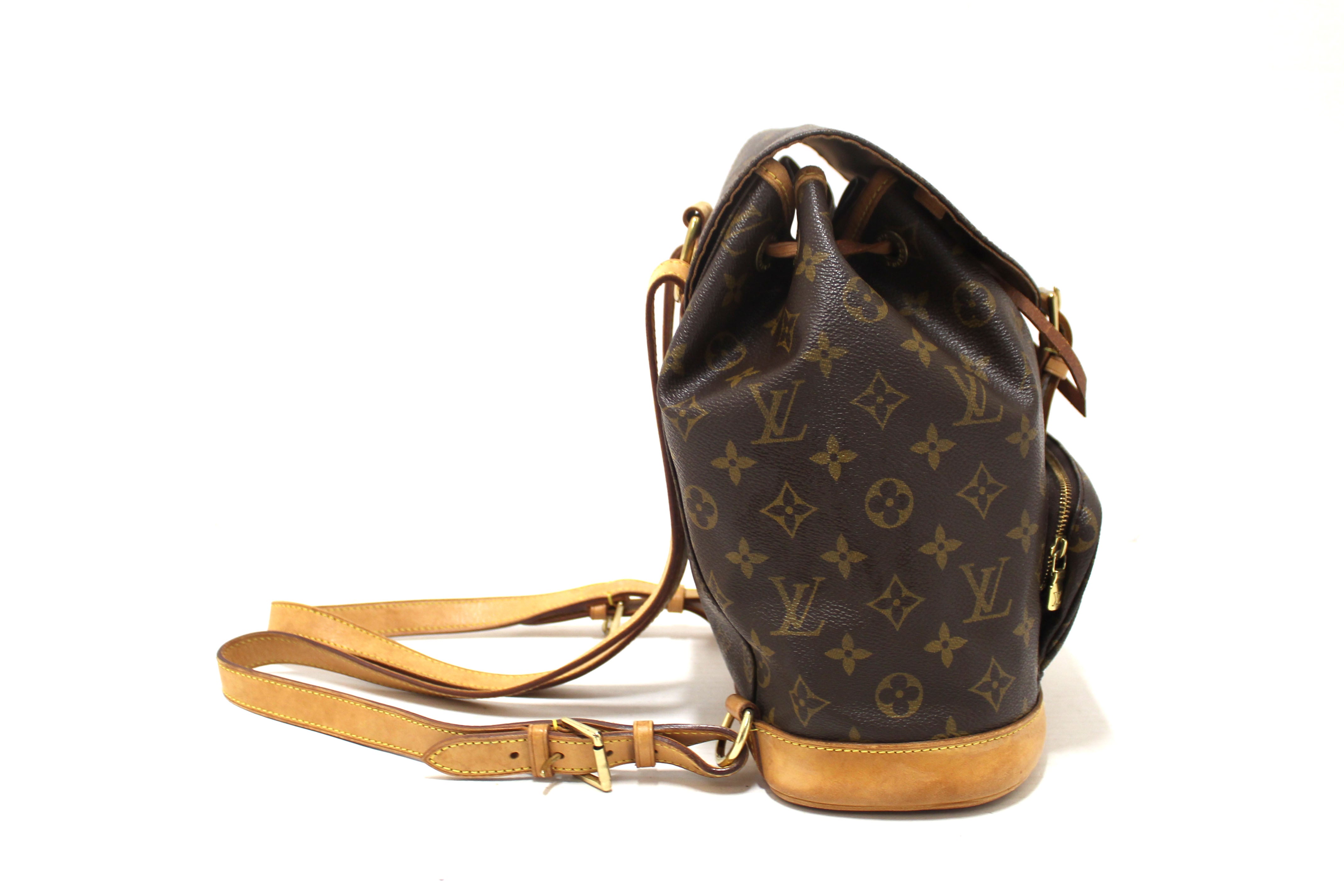 Authentic Louis Vuitton Classic Monogram Montsouris MM Backpack Authentic Louis Vuitton Classic Monogram Montsouris MM Backpack