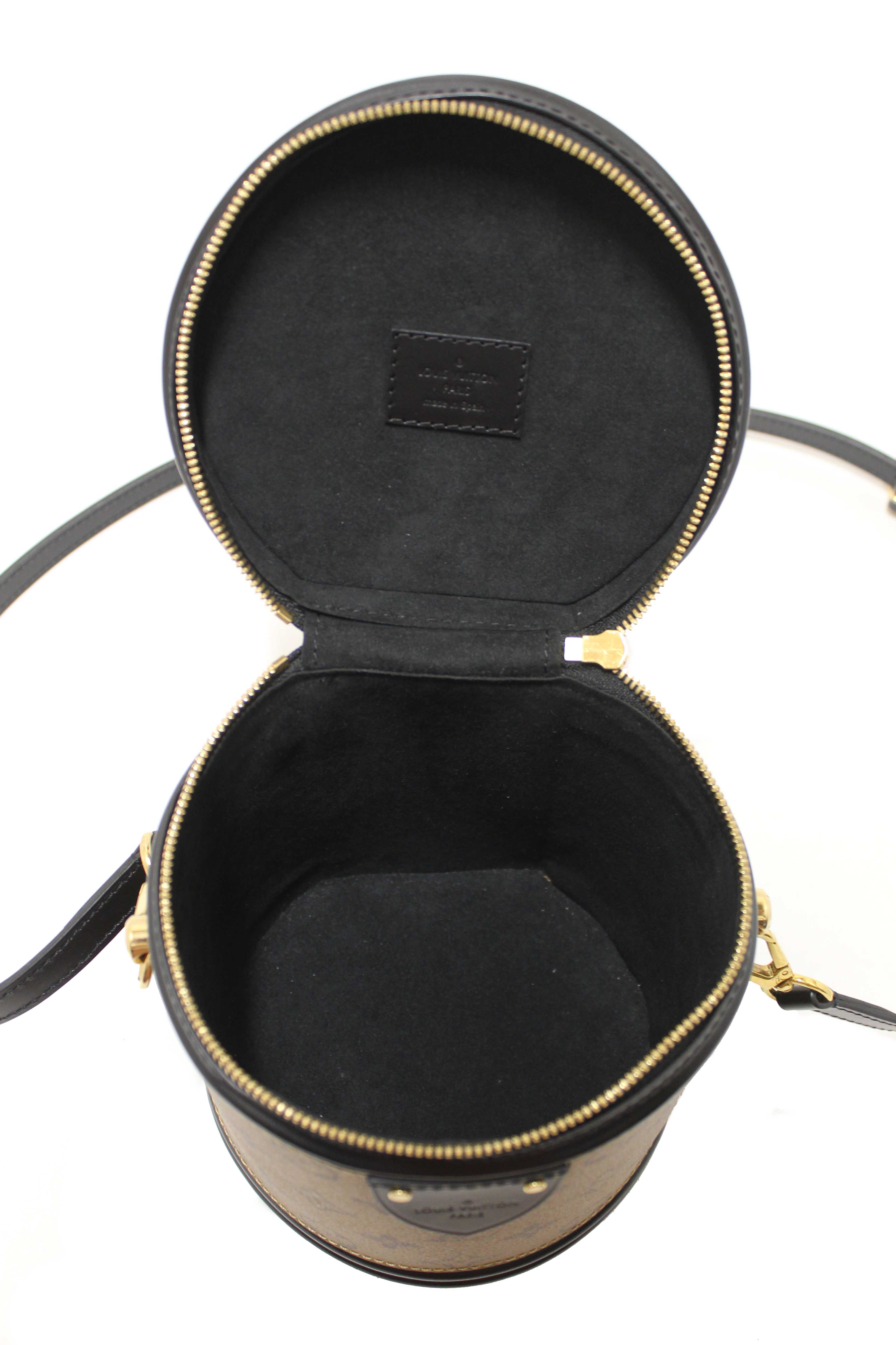 Authentic Louis Vuitton Monogram Reverse Canvas Cannes Vanity Bag