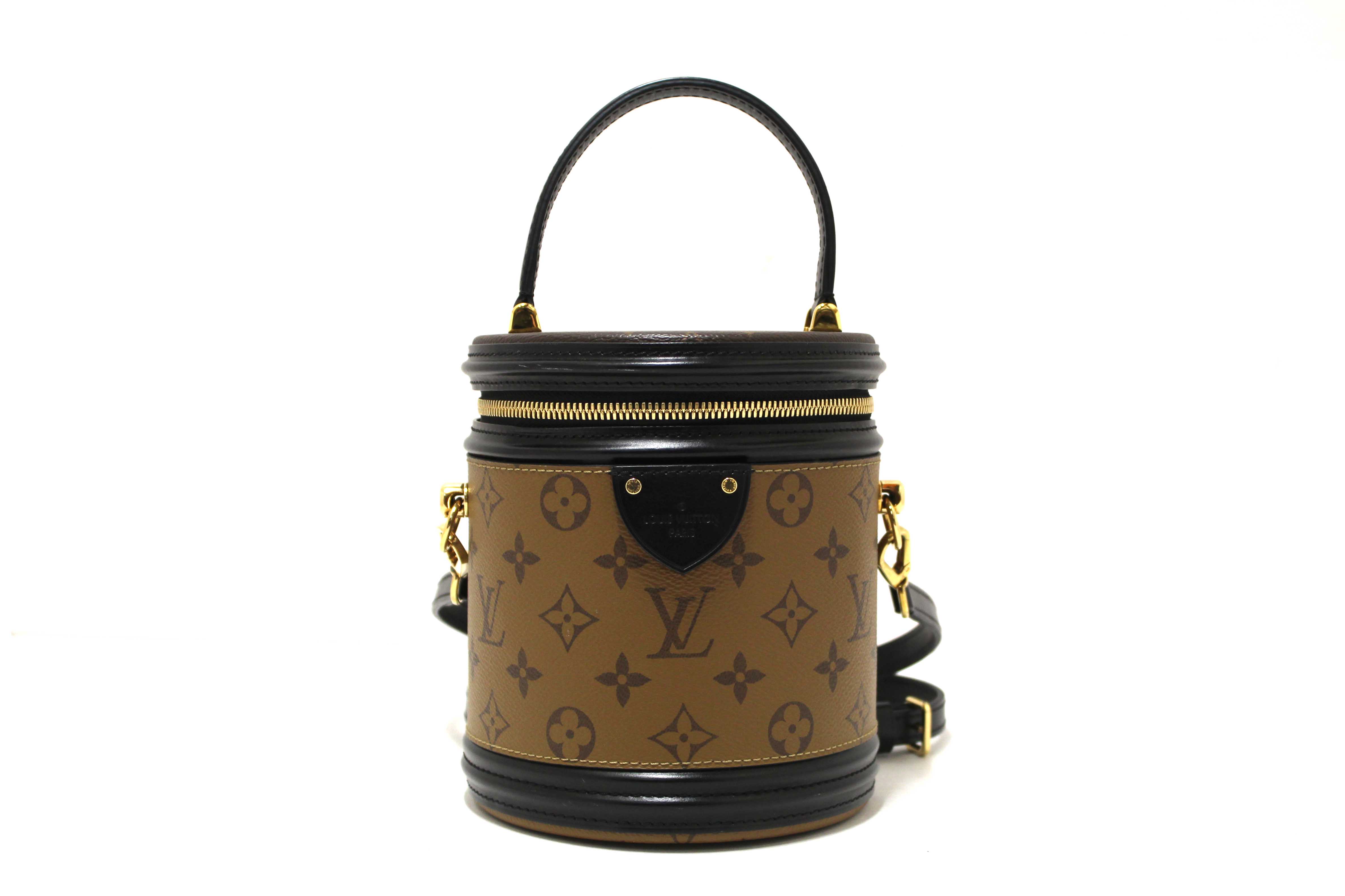 Authentic Louis Vuitton Monogram Reverse Canvas Cannes Vanity Bag