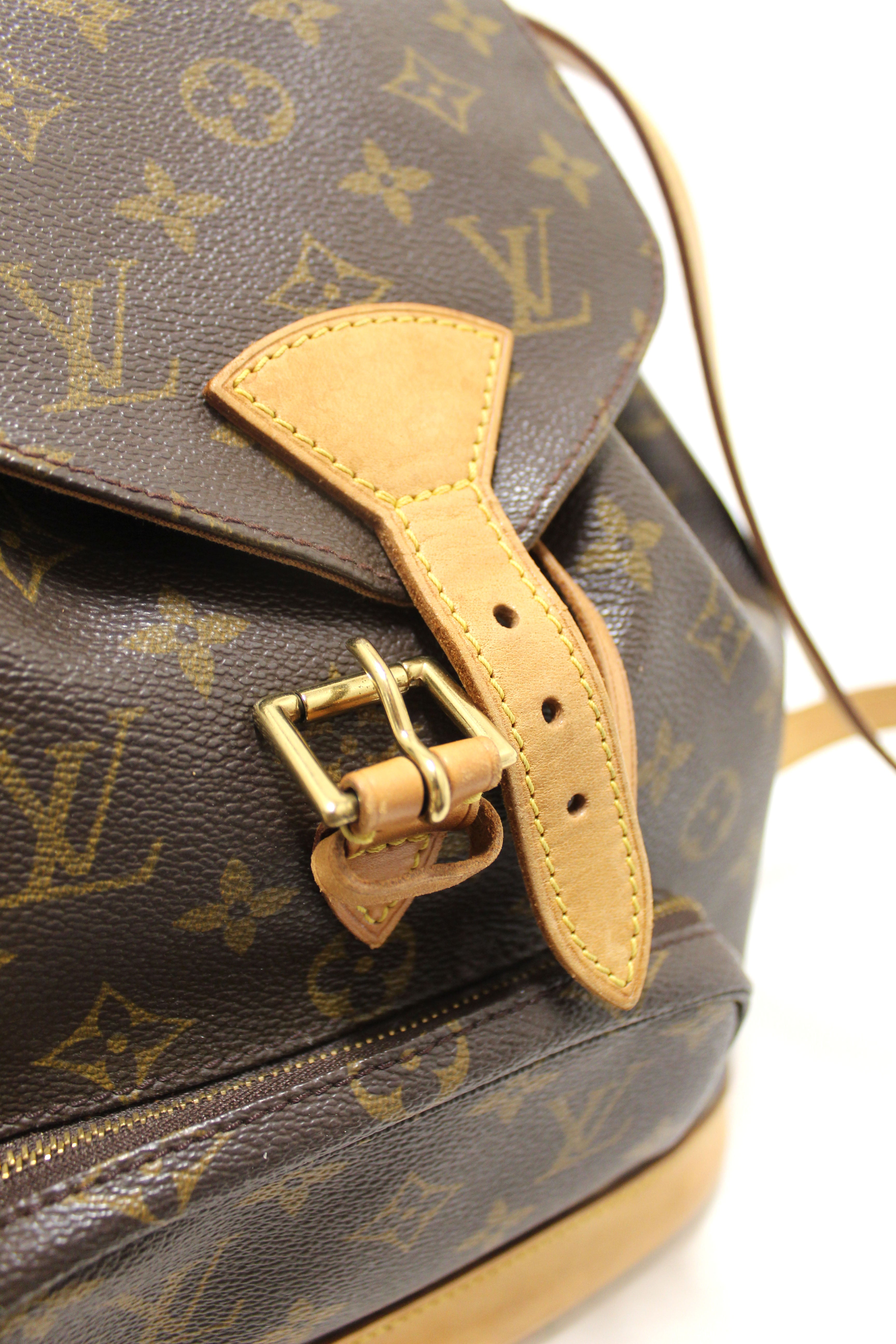 Authentic Louis Vuitton Classic Monogram Montsouris MM Backpack Authentic Louis Vuitton Classic Monogram Montsouris MM Backpack