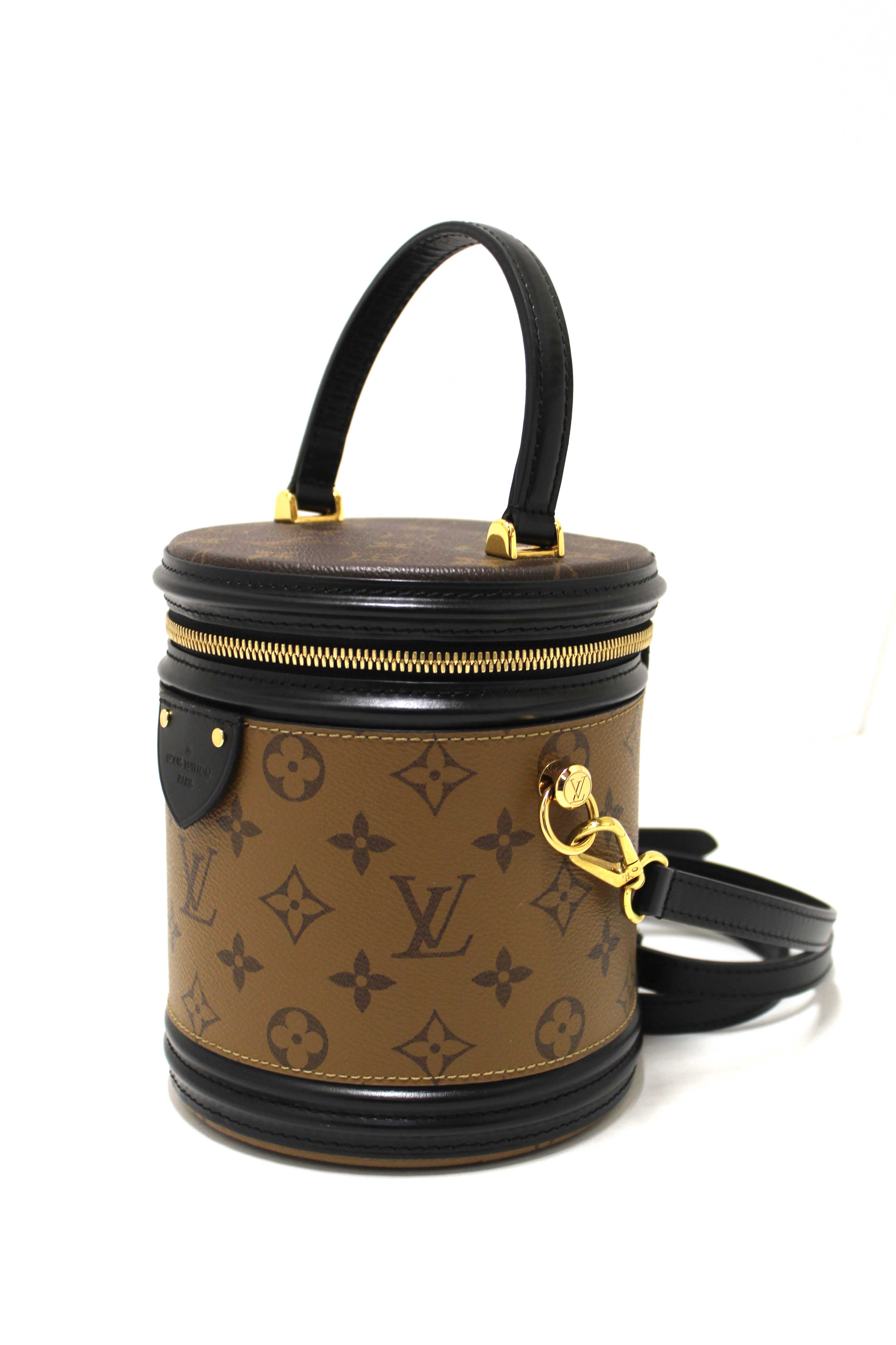 Authentic Louis Vuitton Monogram Reverse Canvas Cannes Vanity Bag