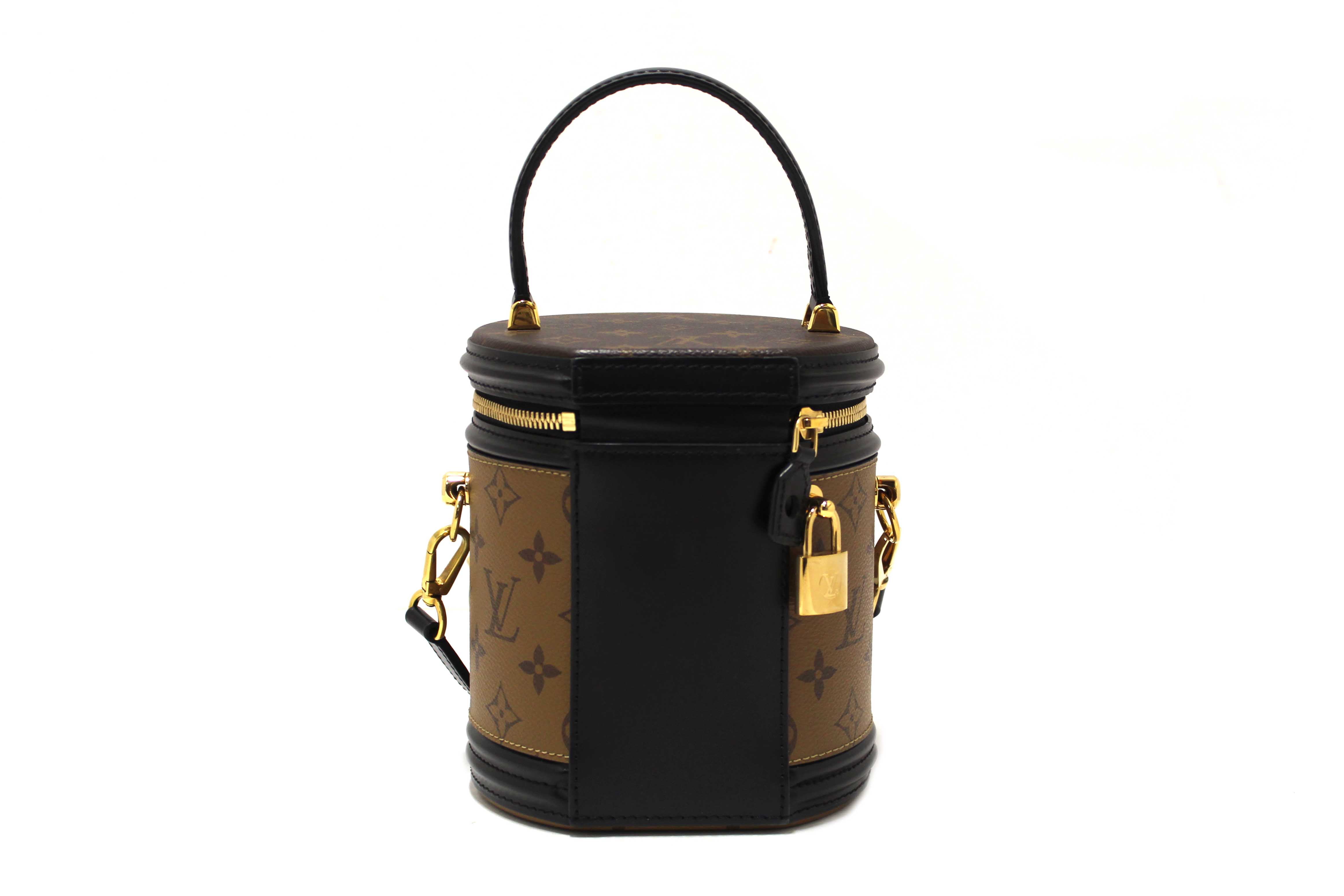 Authentic Louis Vuitton Monogram Reverse Canvas Cannes Vanity Bag