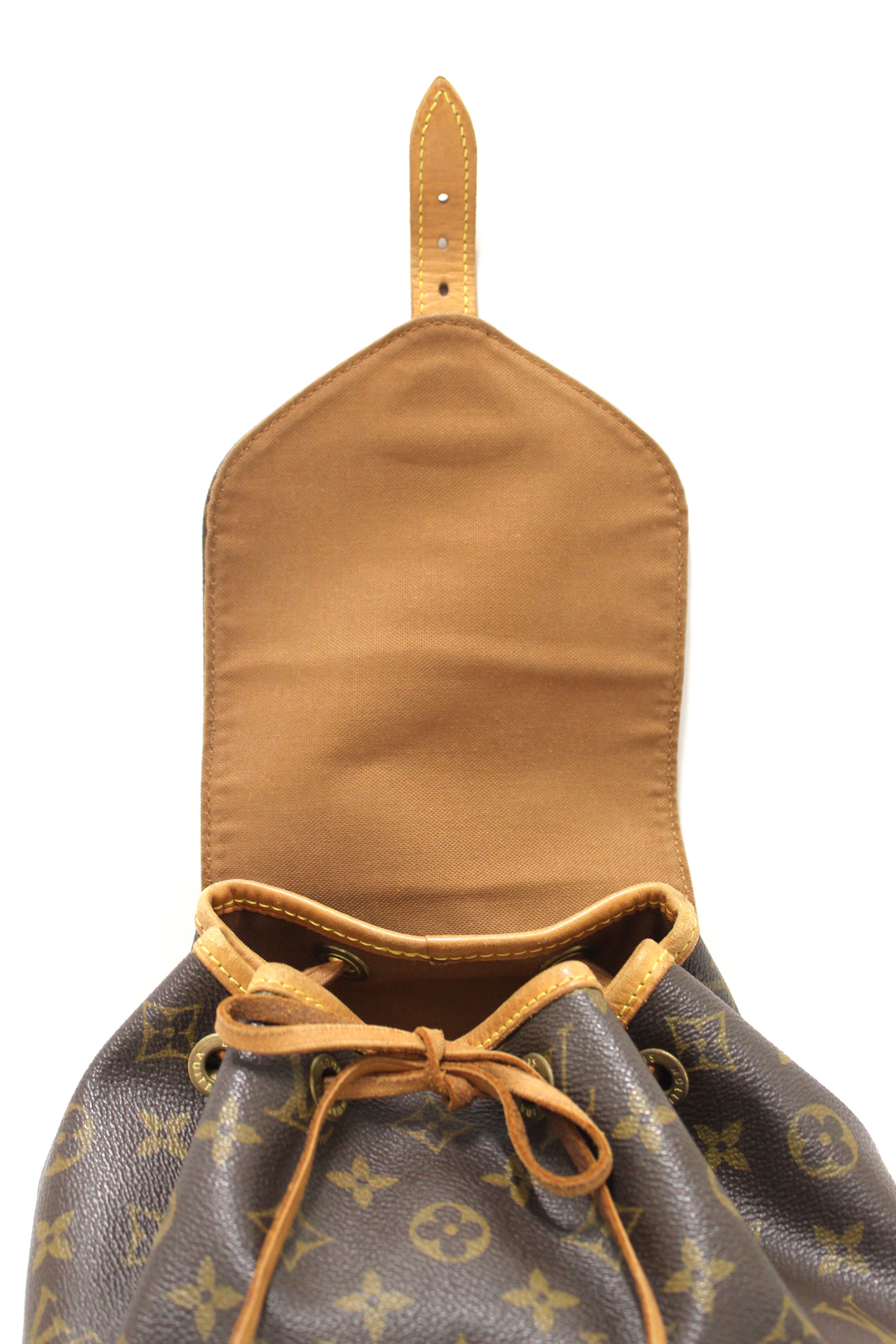 Authentic Louis Vuitton Classic Monogram Montsouris MM Backpack Authentic Louis Vuitton Classic Monogram Montsouris MM Backpack