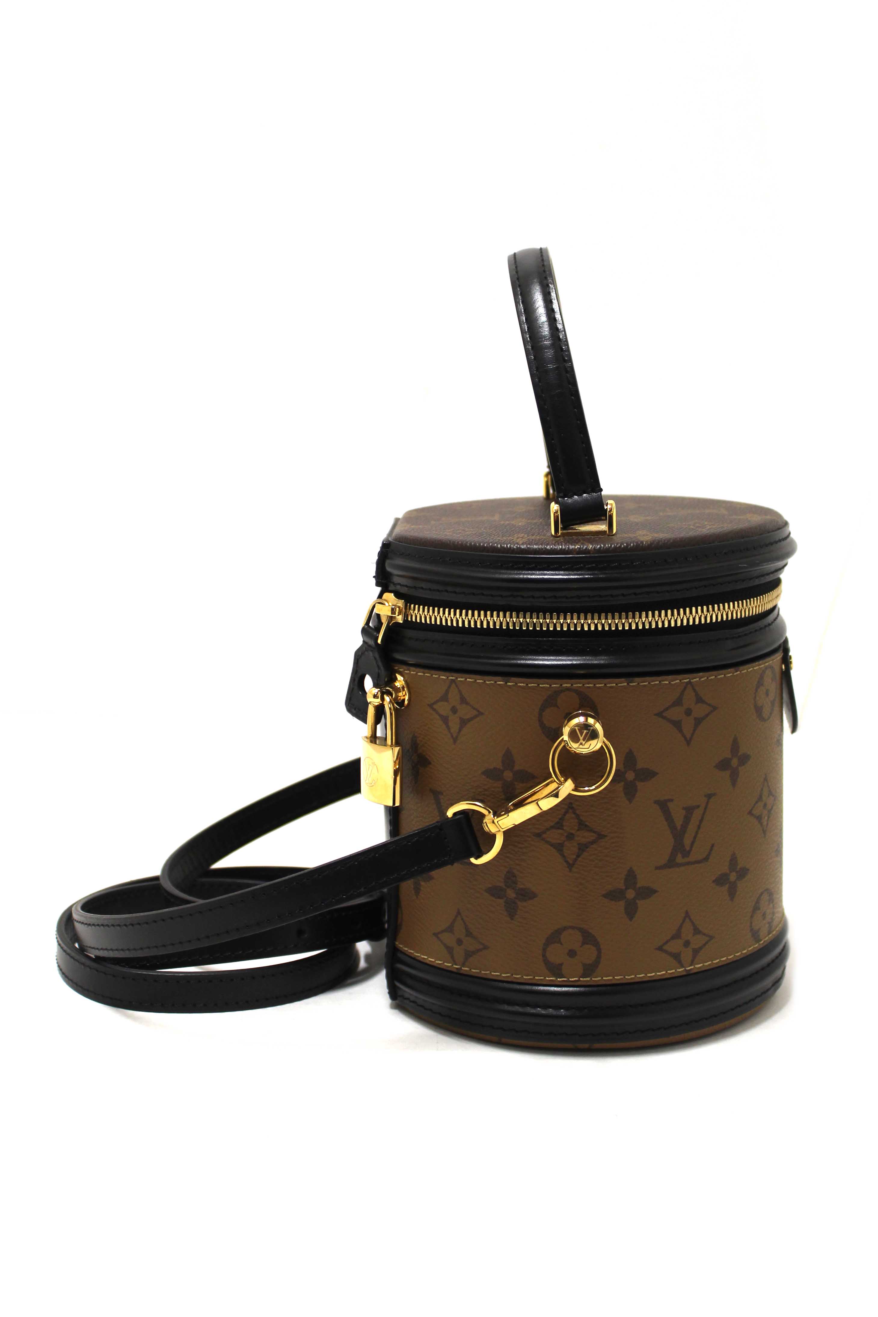 Authentic Louis Vuitton Monogram Reverse Canvas Cannes Vanity Bag