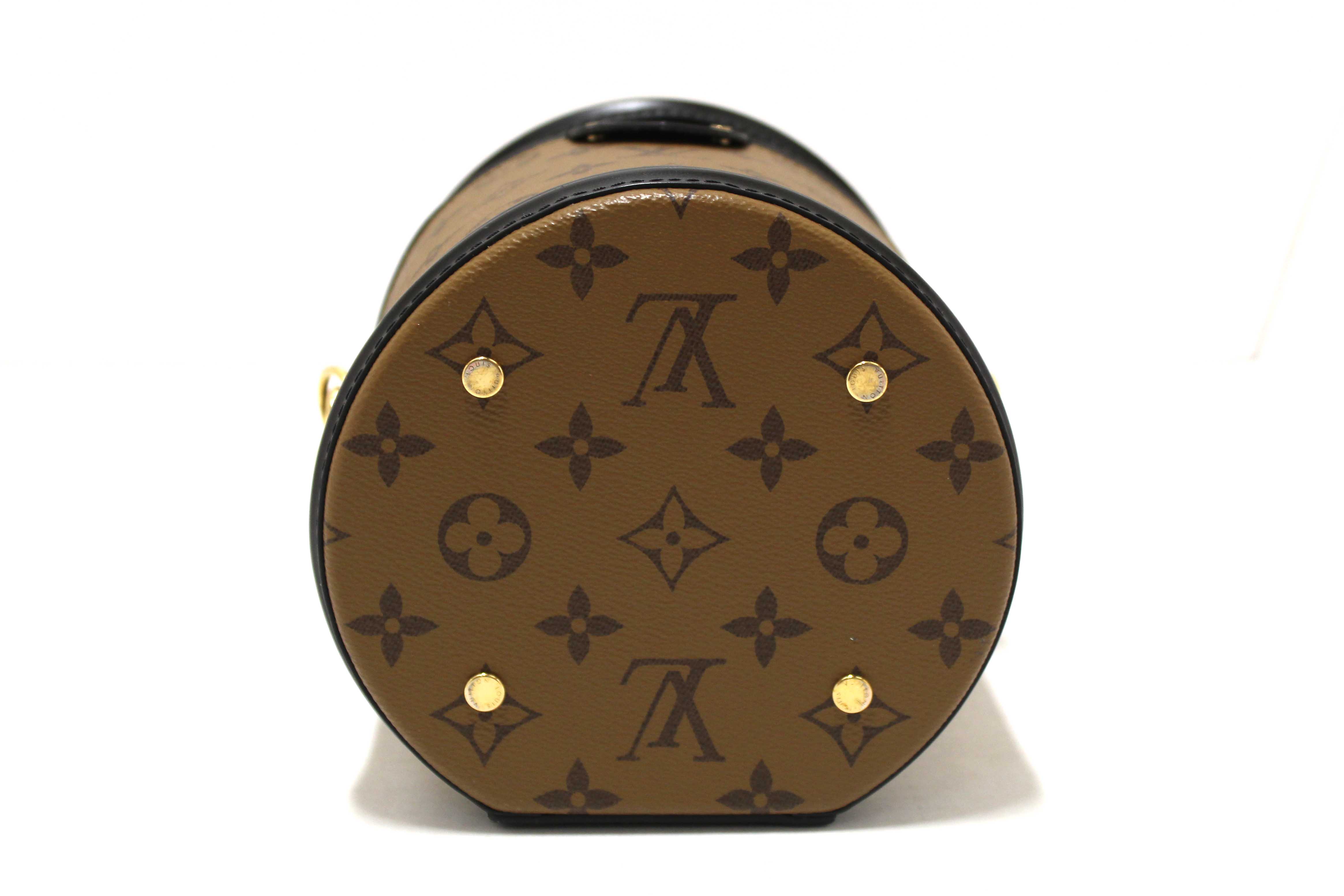 Authentic Louis Vuitton Monogram Reverse Canvas Cannes Vanity Bag