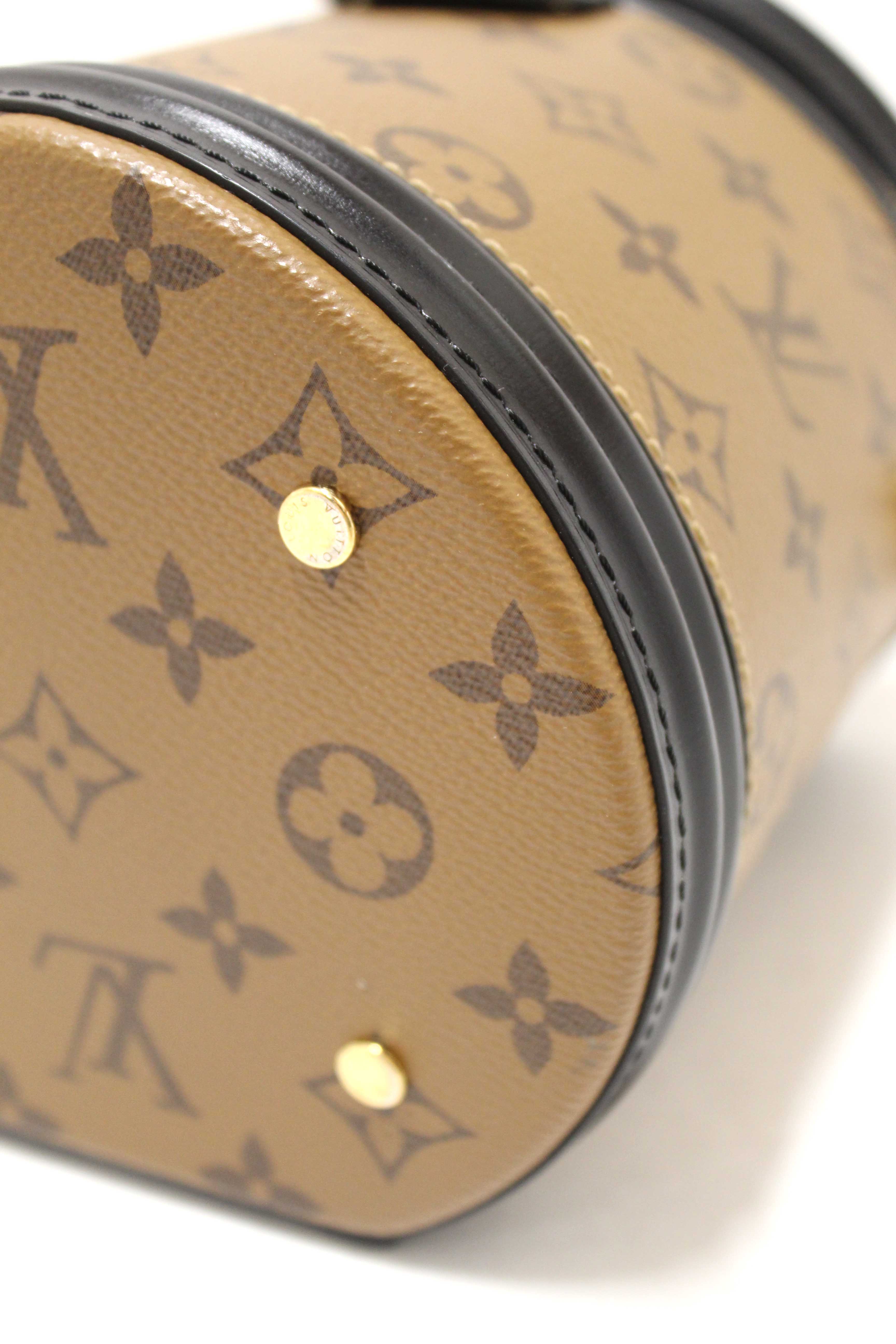 Authentic Louis Vuitton Monogram Reverse Canvas Cannes Vanity Bag