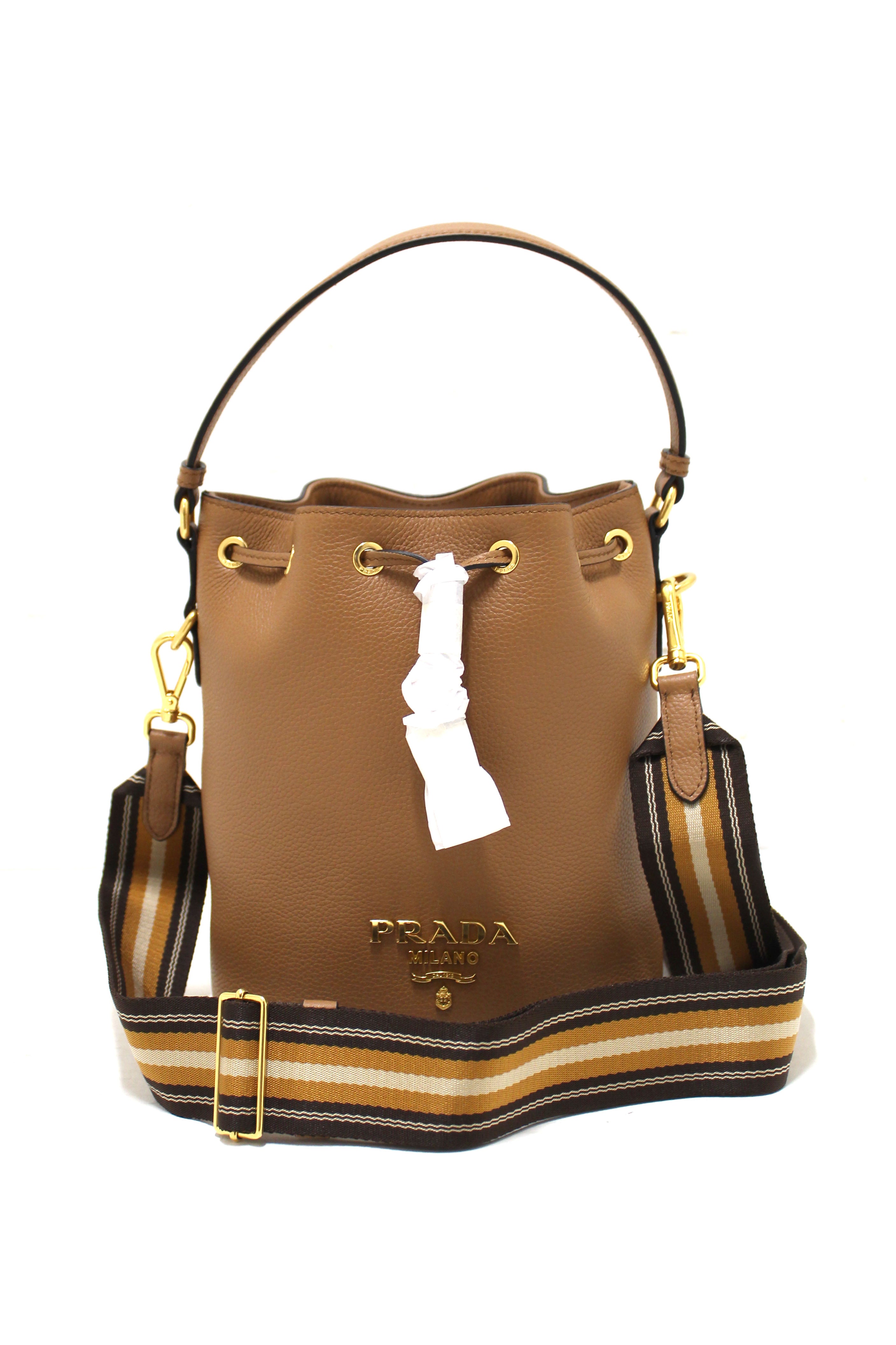 Prada Light Brown Leather Shoulder Bag Prada | TLC
