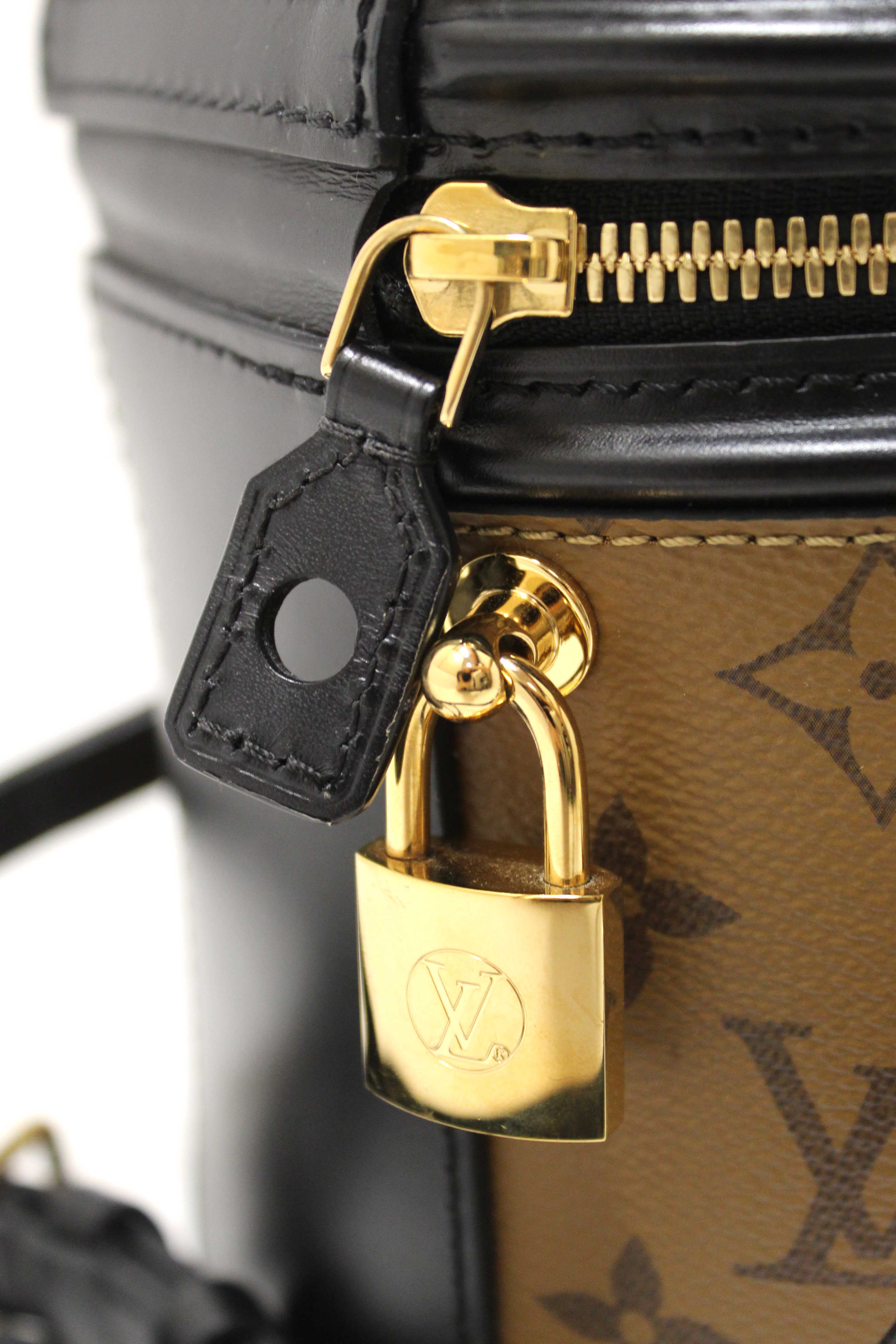 Authentic Louis Vuitton Monogram Reverse Canvas Cannes Vanity Bag