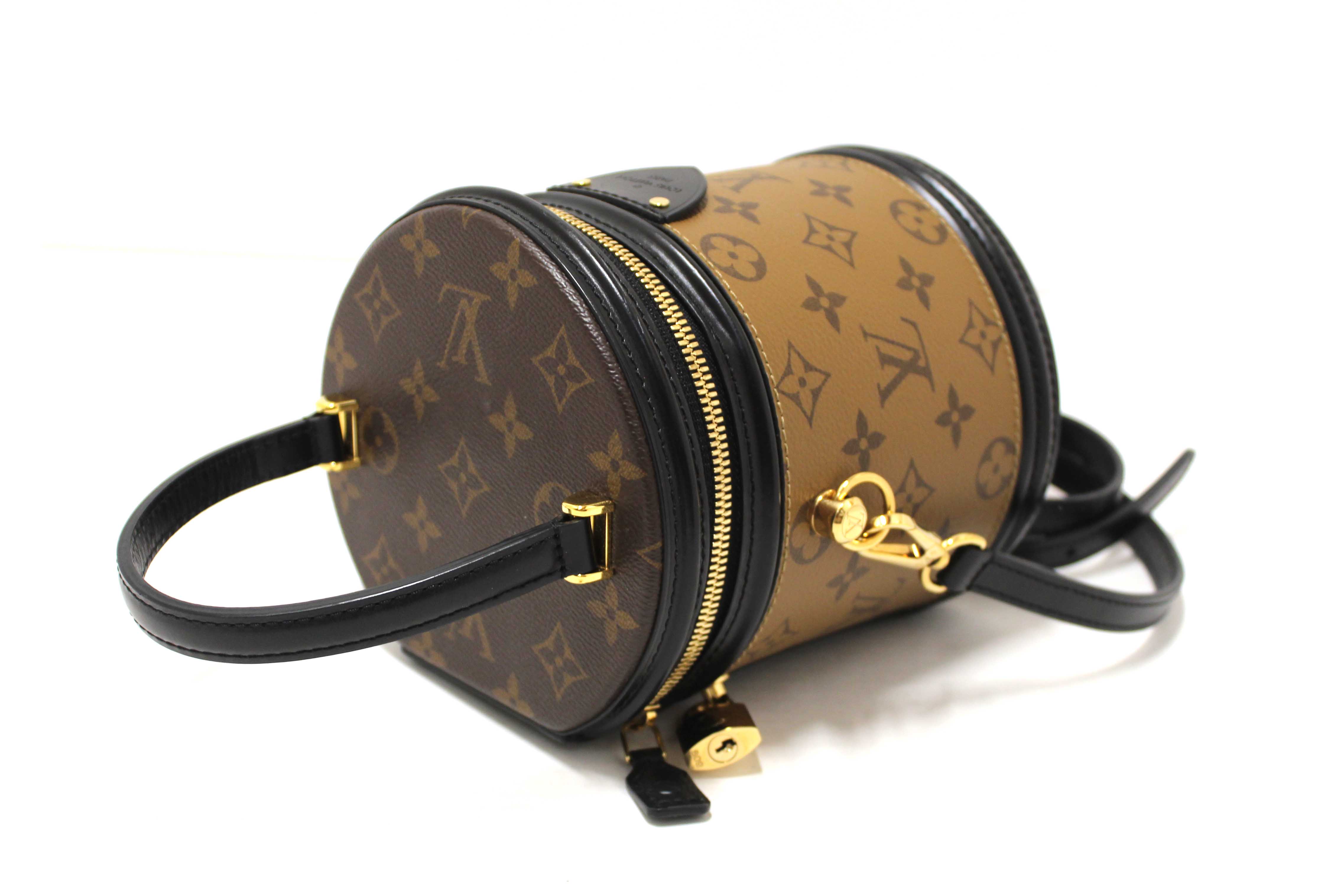 Authentic Louis Vuitton Monogram Reverse Canvas Cannes Vanity Bag