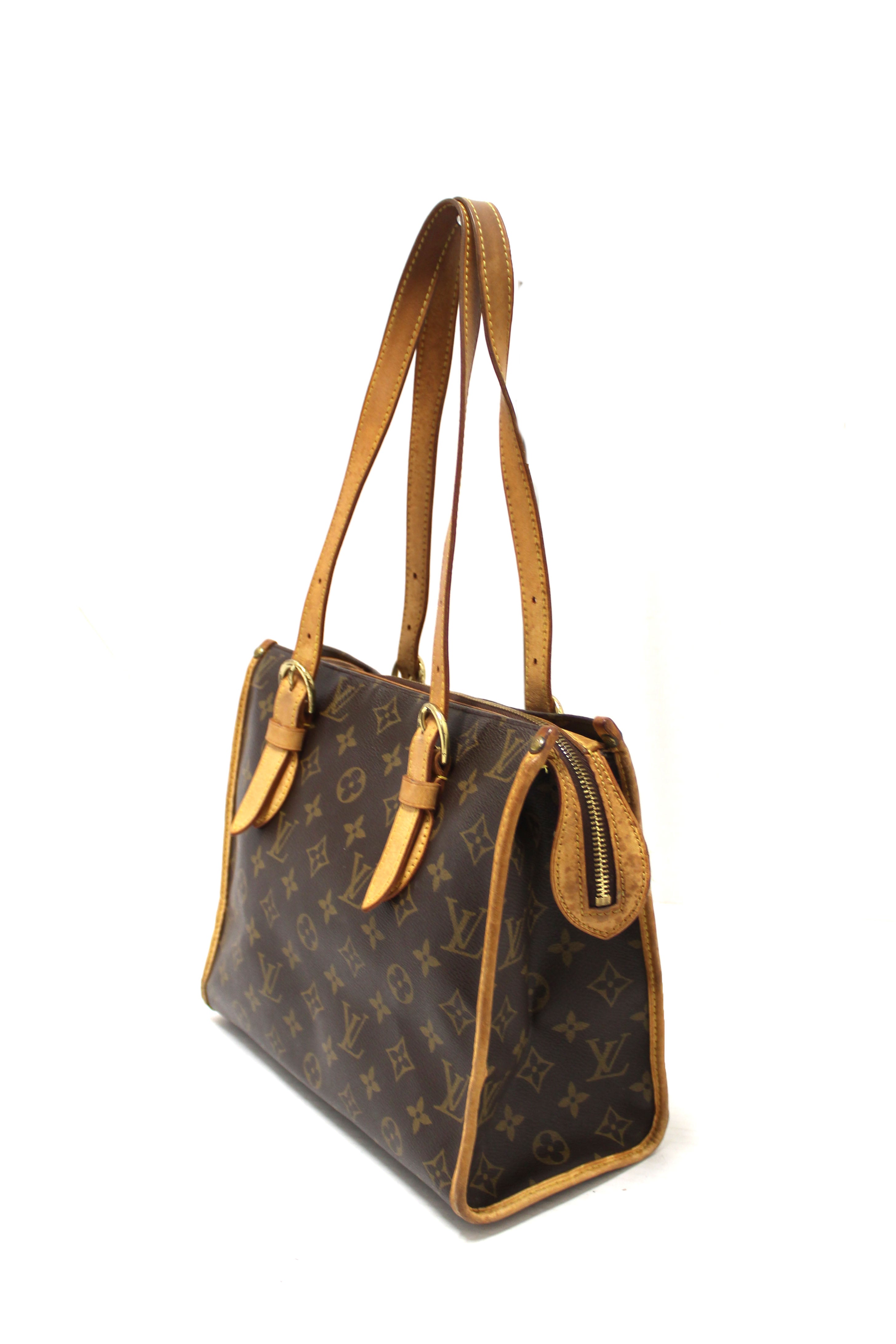 Authentic Louis Vuitton Classic Monogram Popincourt Haut Tote Bag