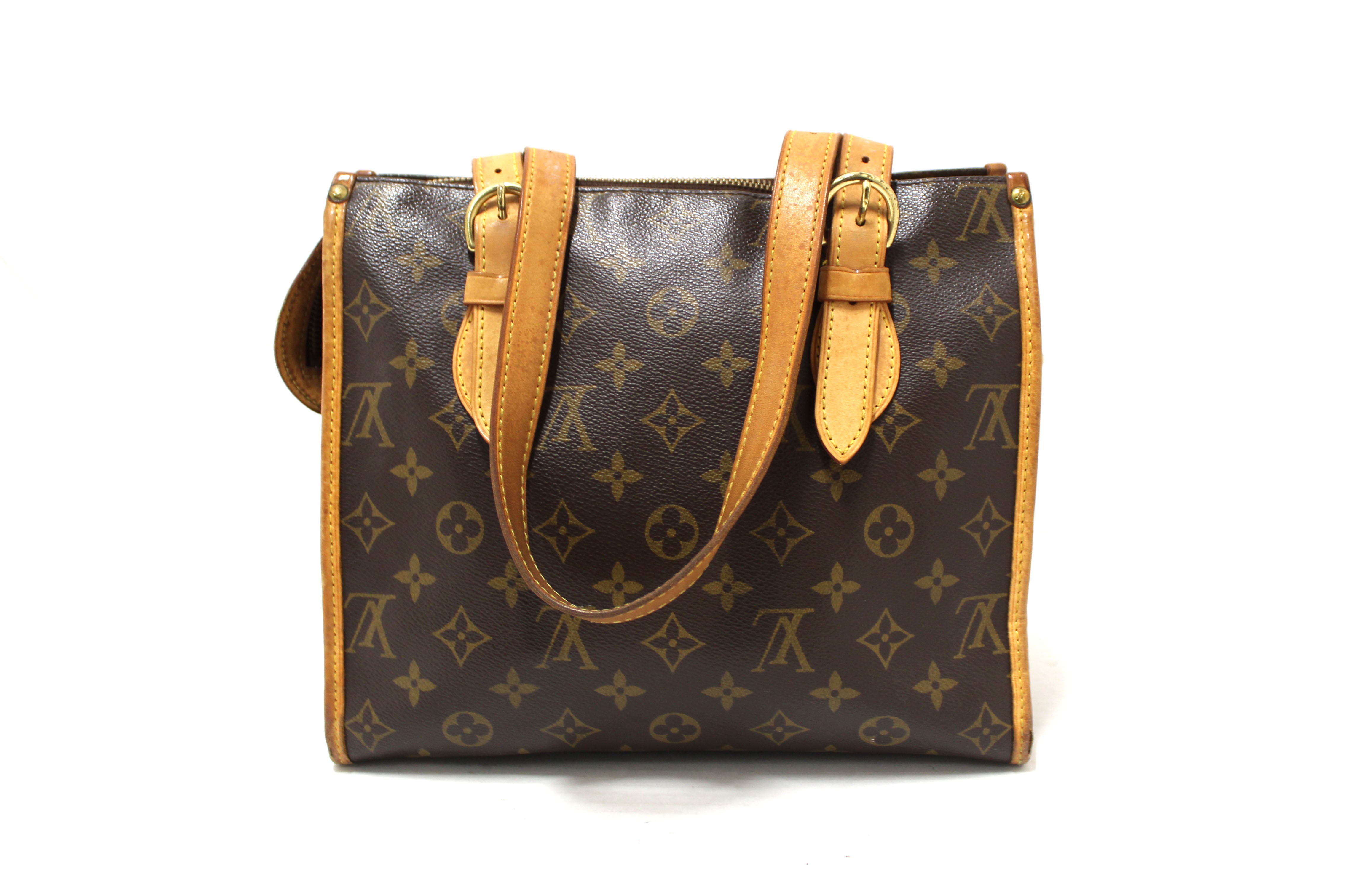 Authentic Louis Vuitton Classic Monogram Popincourt Haut Tote Bag