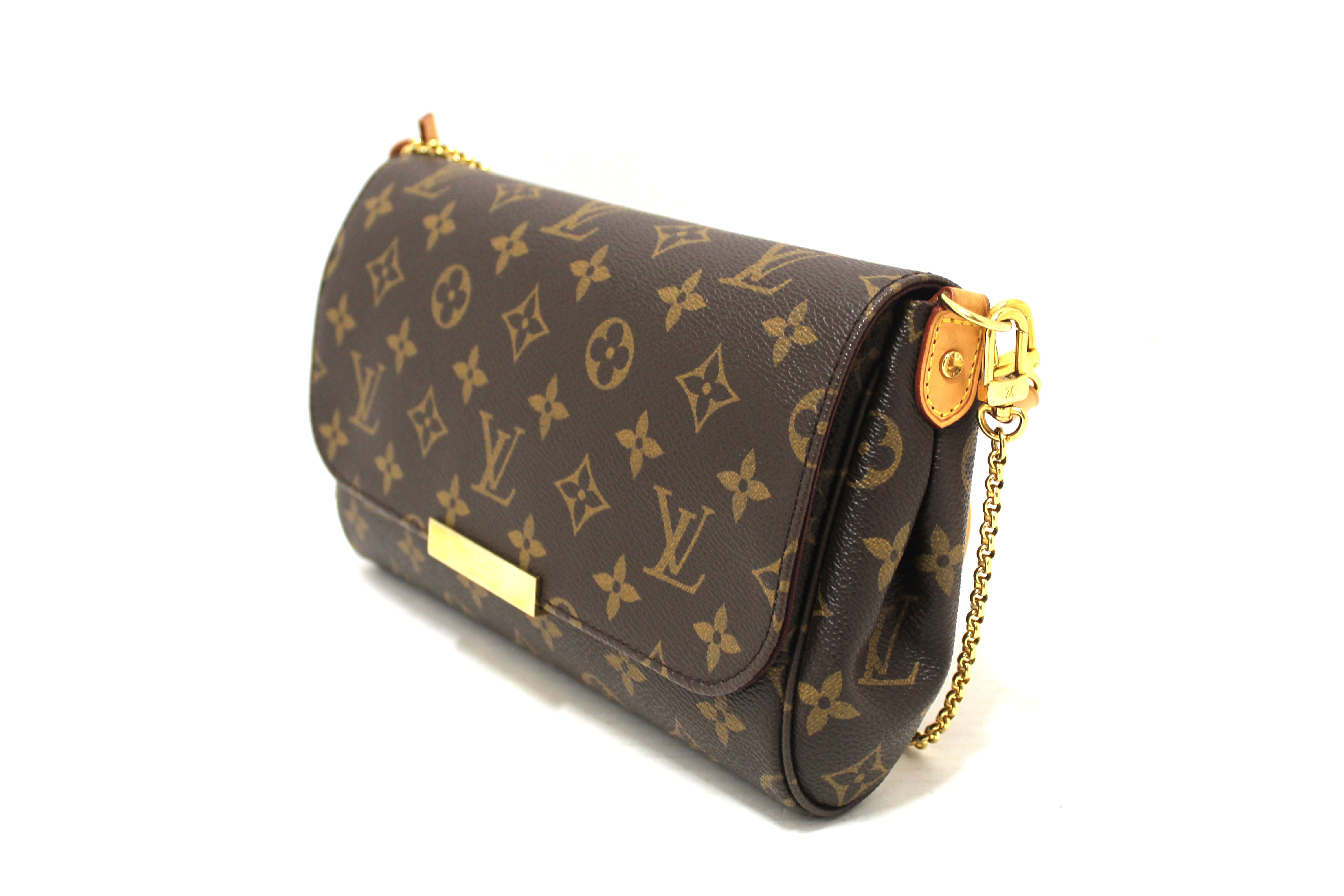 Authentic Louis Vuitton Classic Monogram Favorite MM Crossbody Bag