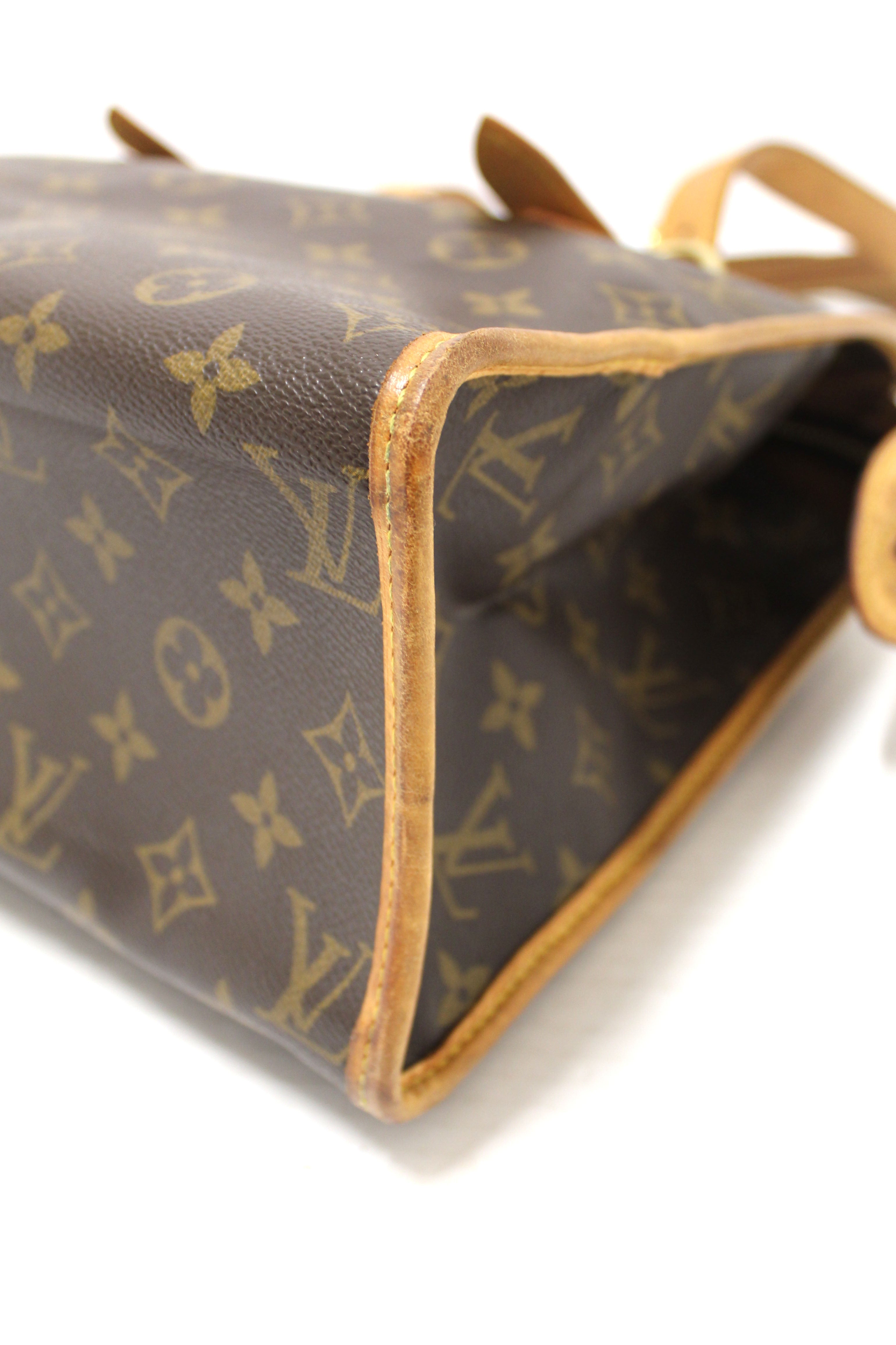 Authentic Louis Vuitton Classic Monogram Popincourt Haut Tote Bag