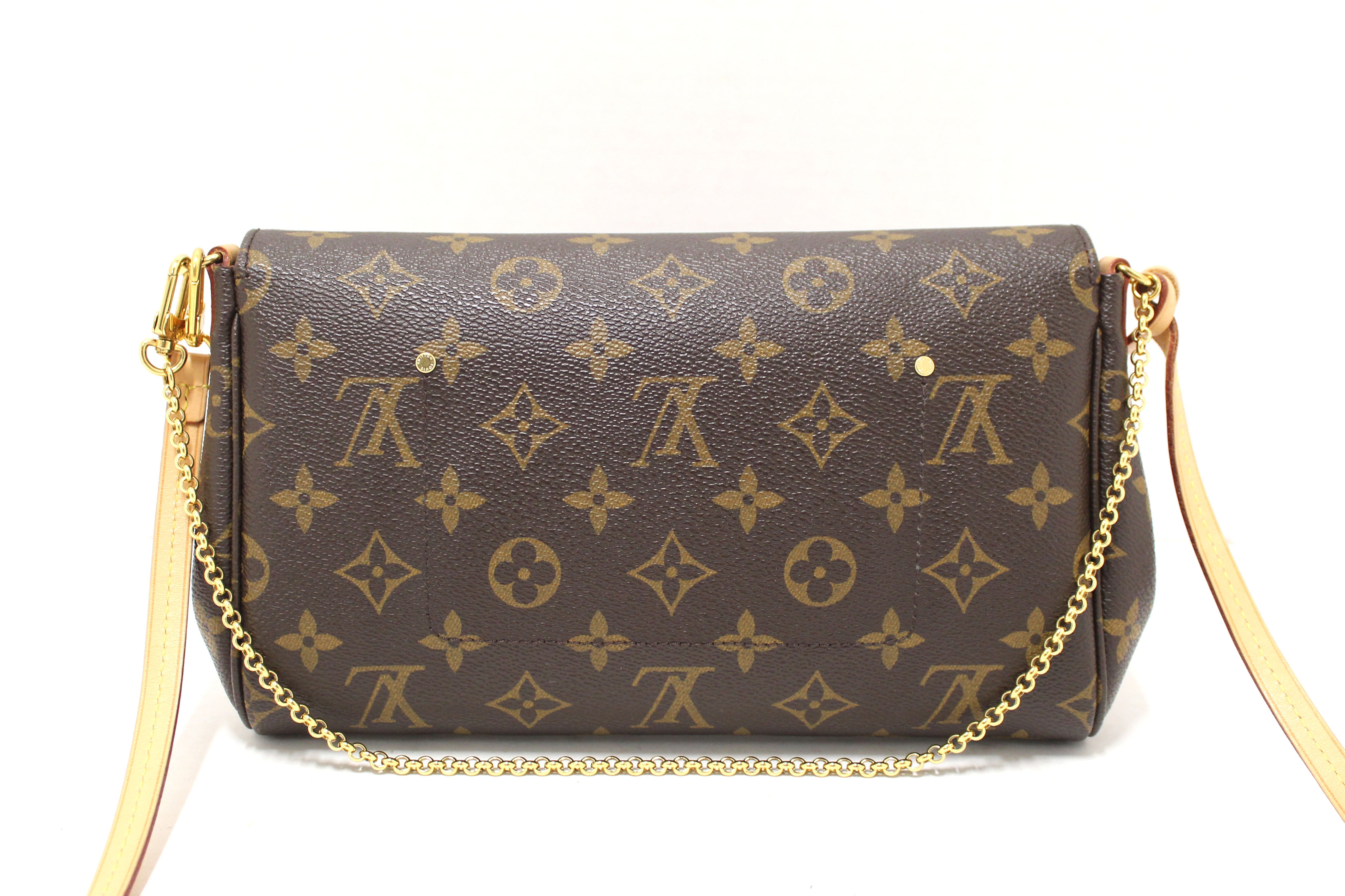Authentic Louis Vuitton Classic Monogram Favorite MM Crossbody Bag