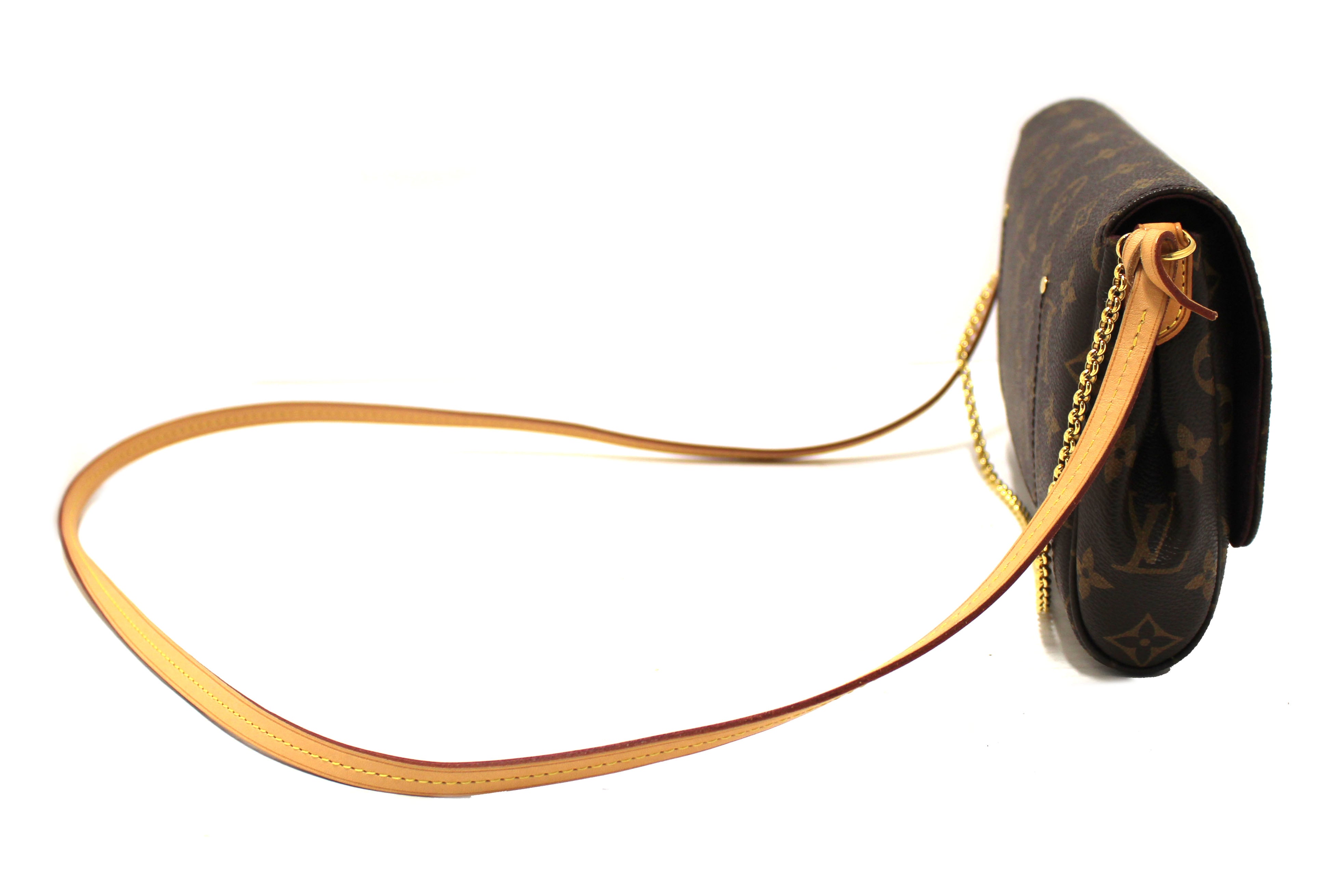 Authentic Louis Vuitton Classic Monogram Favorite MM Crossbody Bag