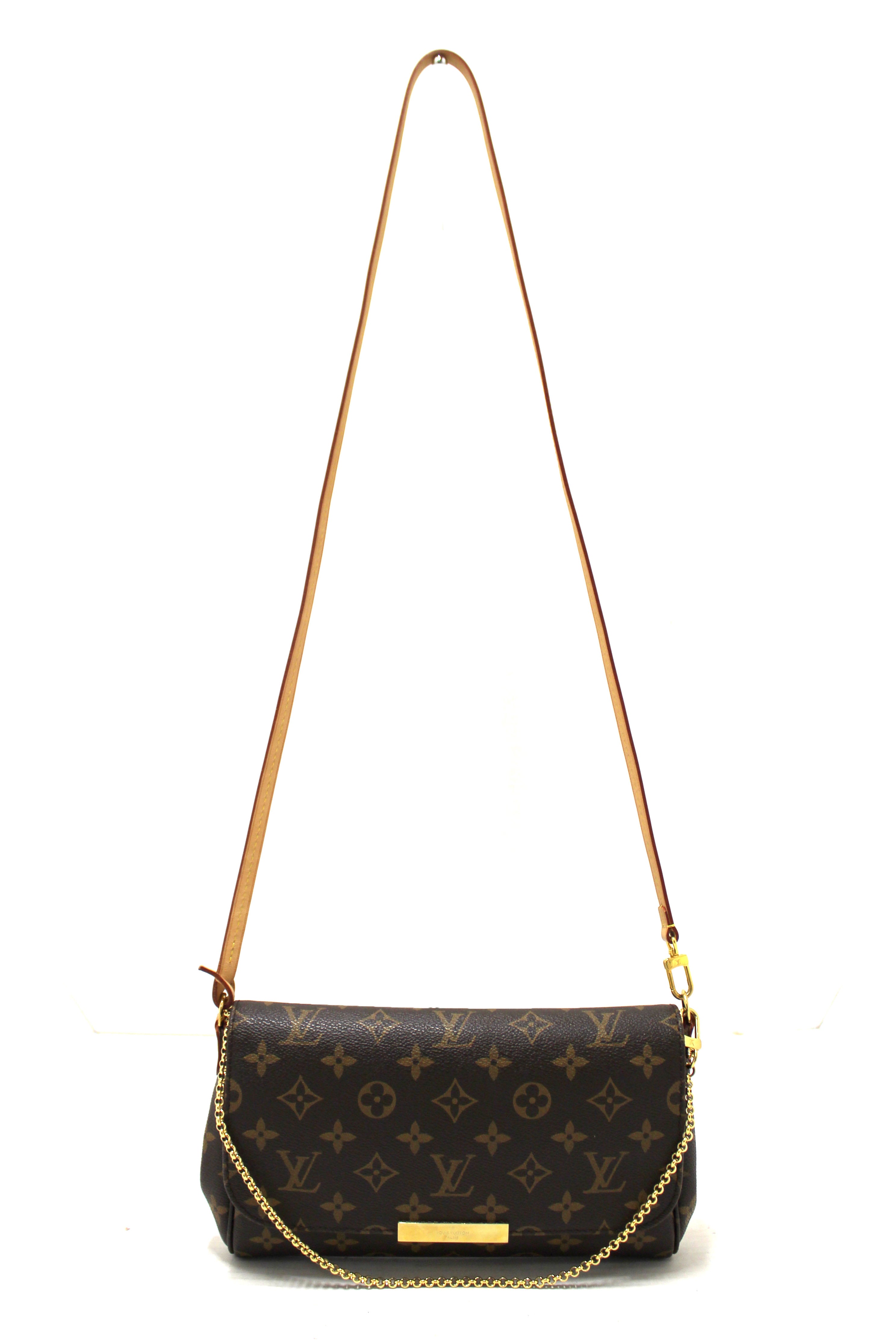 Authentic Louis Vuitton Classic Monogram Favorite MM Crossbody Bag