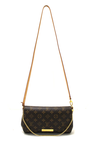 Authentic Louis Vuitton Classic Monogram Favorite MM Crossbody Bag