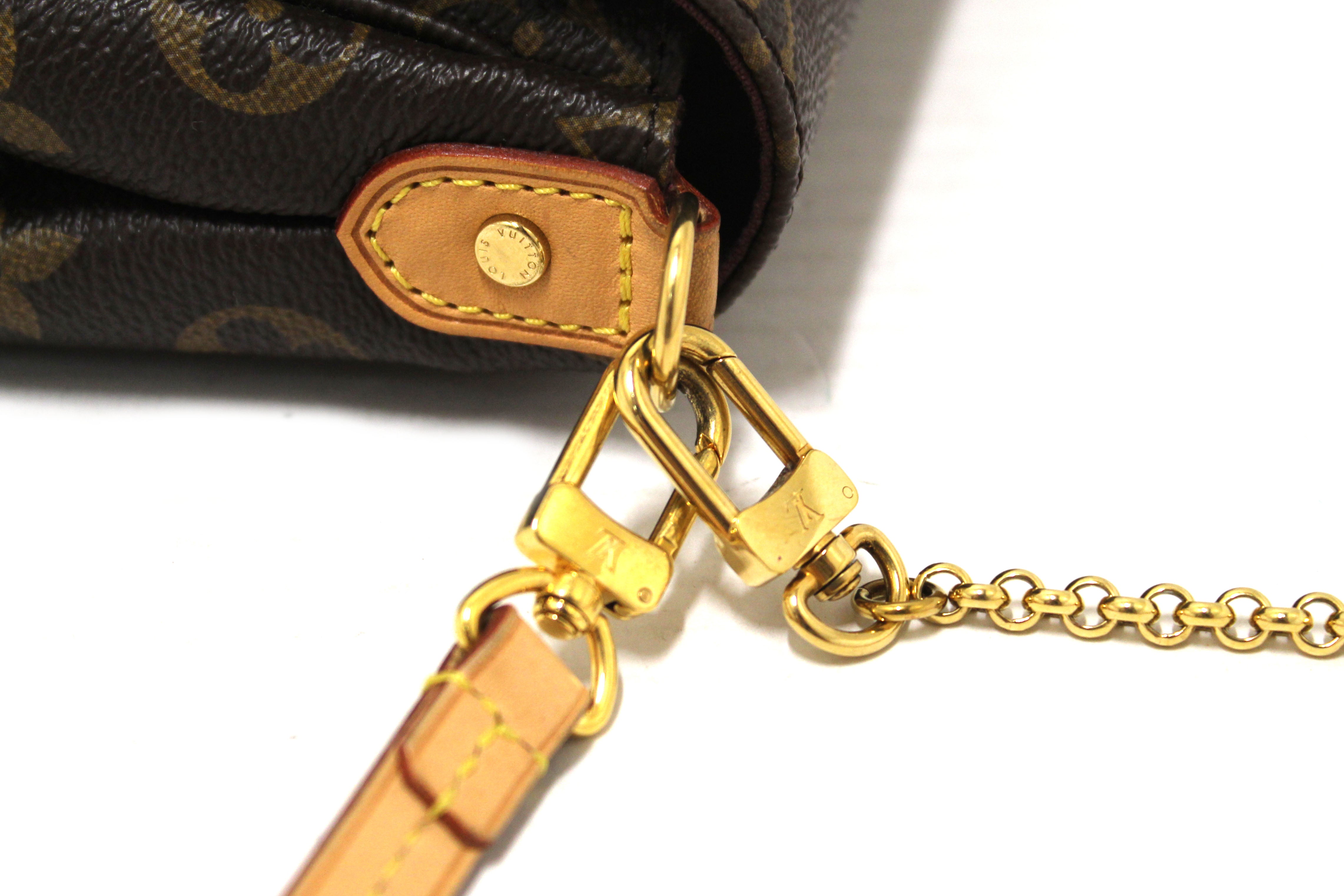 Authentic Louis Vuitton Classic Monogram Favorite MM Crossbody Bag