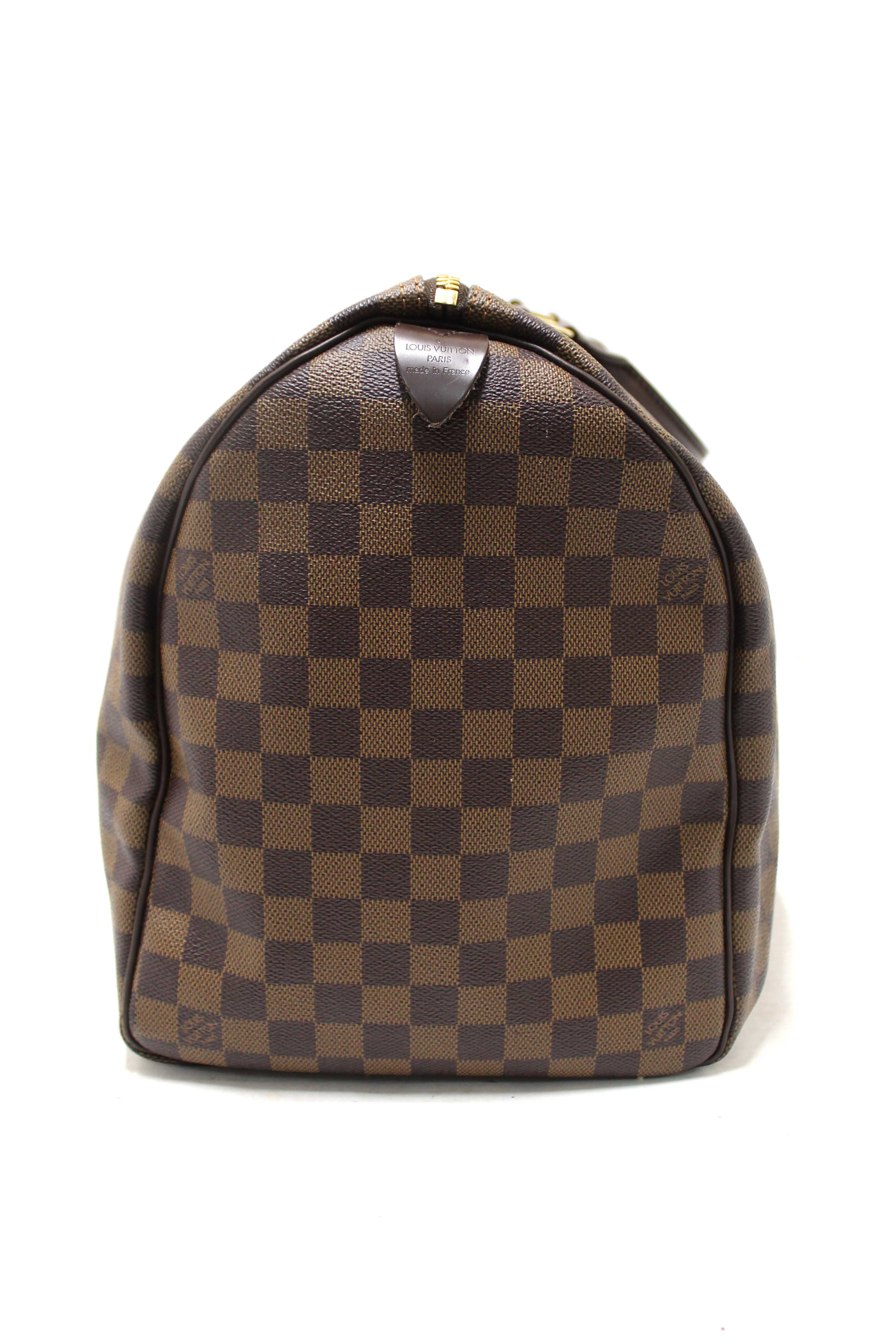 Authentic Louis Vuitton Damier Ebene Keepall 50 Travel Bag