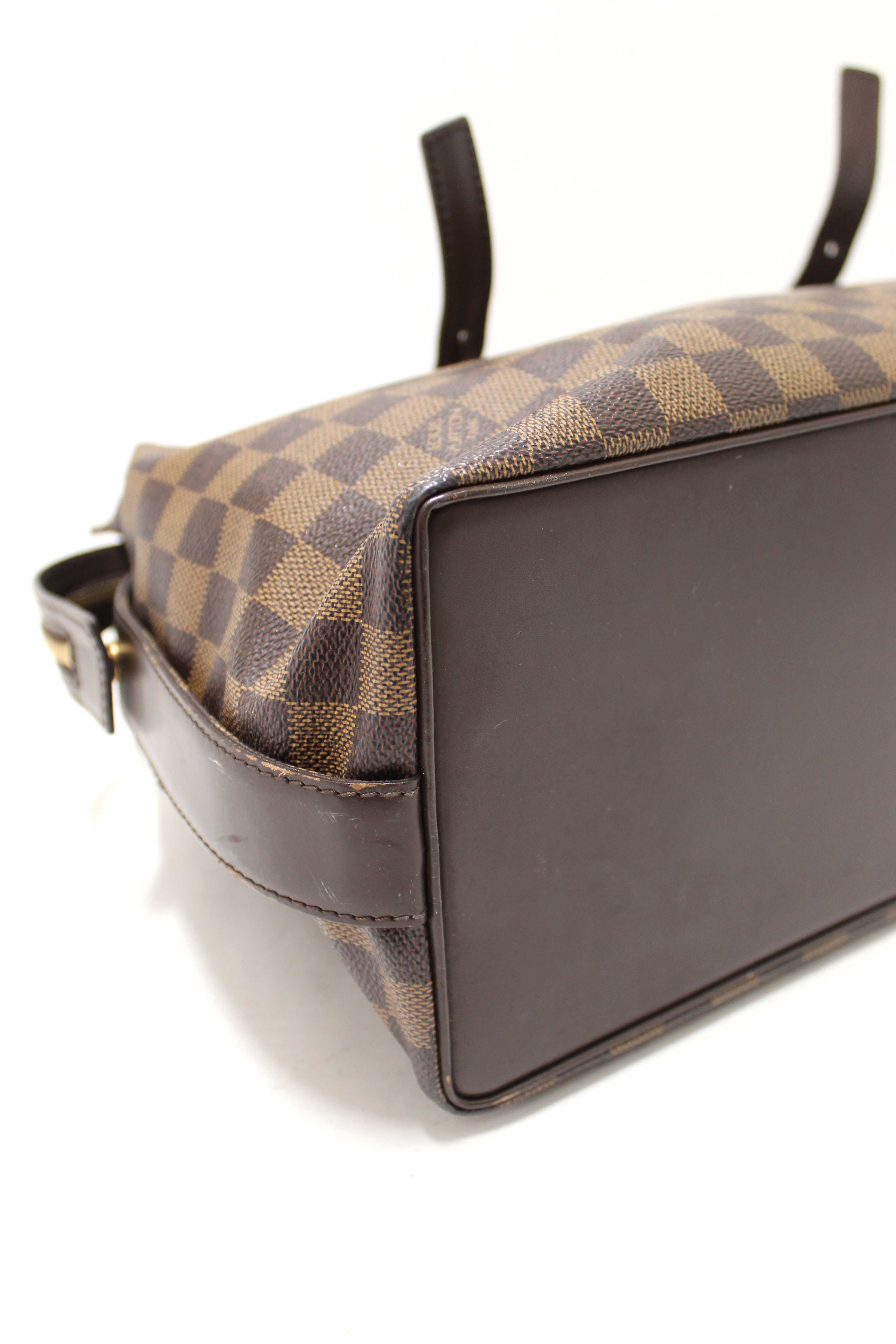 Authentic Louis Vuitton Damier Ebene Chelsea Tote Shoulder Bag