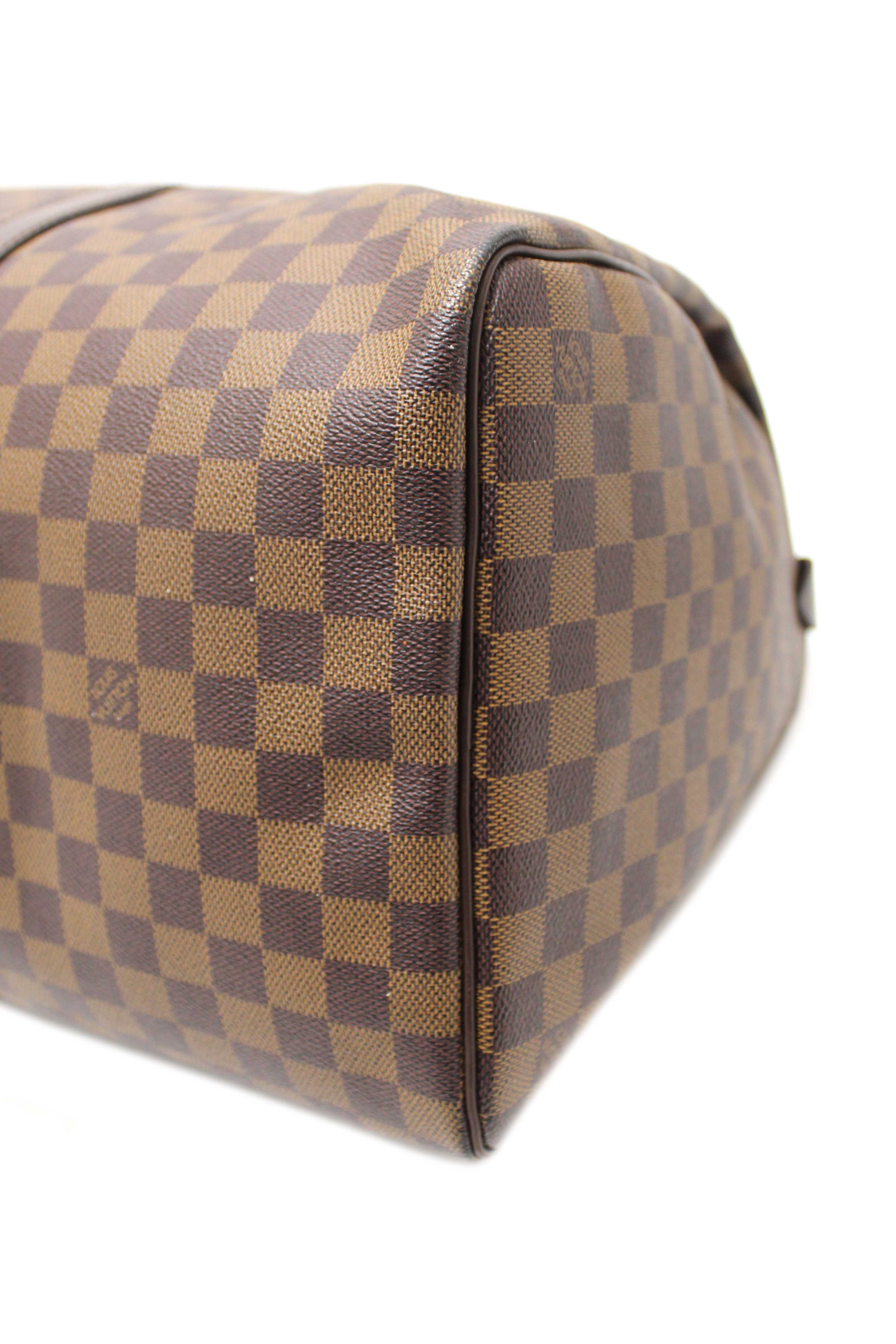 Authentic Louis Vuitton Damier Ebene Keepall 50 Travel Bag