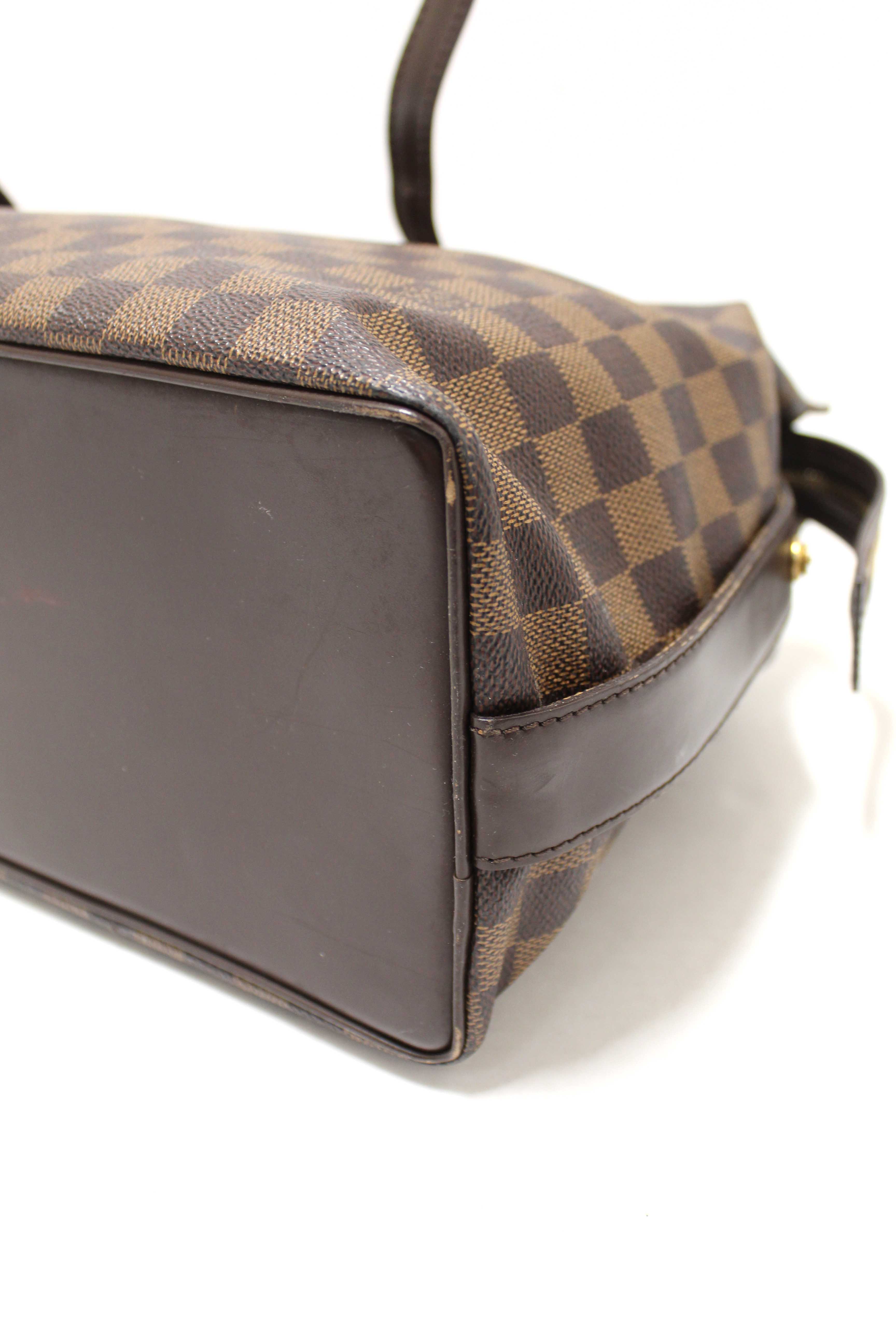 Authentic Louis Vuitton Damier Ebene Chelsea Tote Shoulder Bag