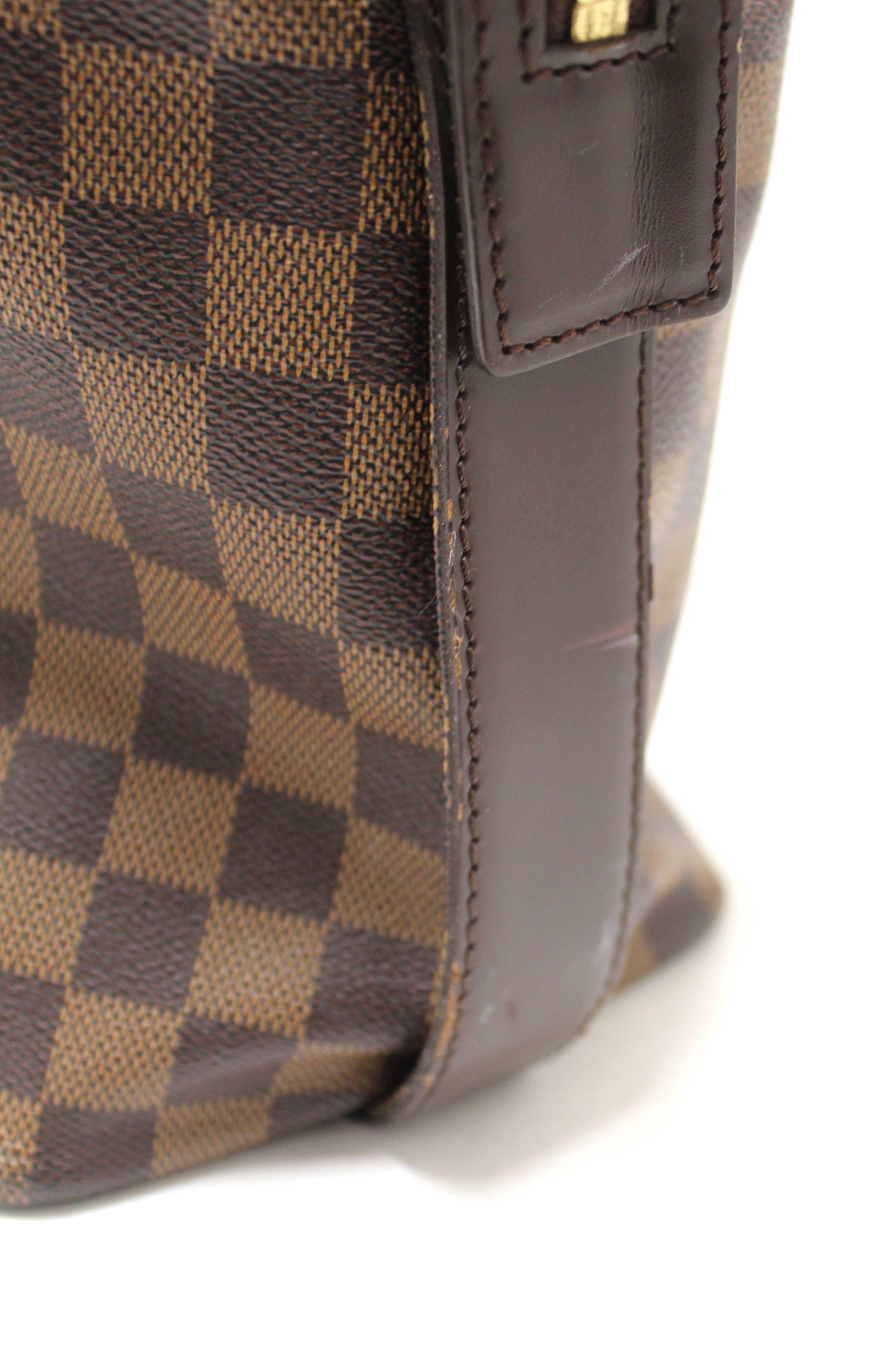 Authentic Louis Vuitton Damier Ebene Chelsea Tote Shoulder Bag