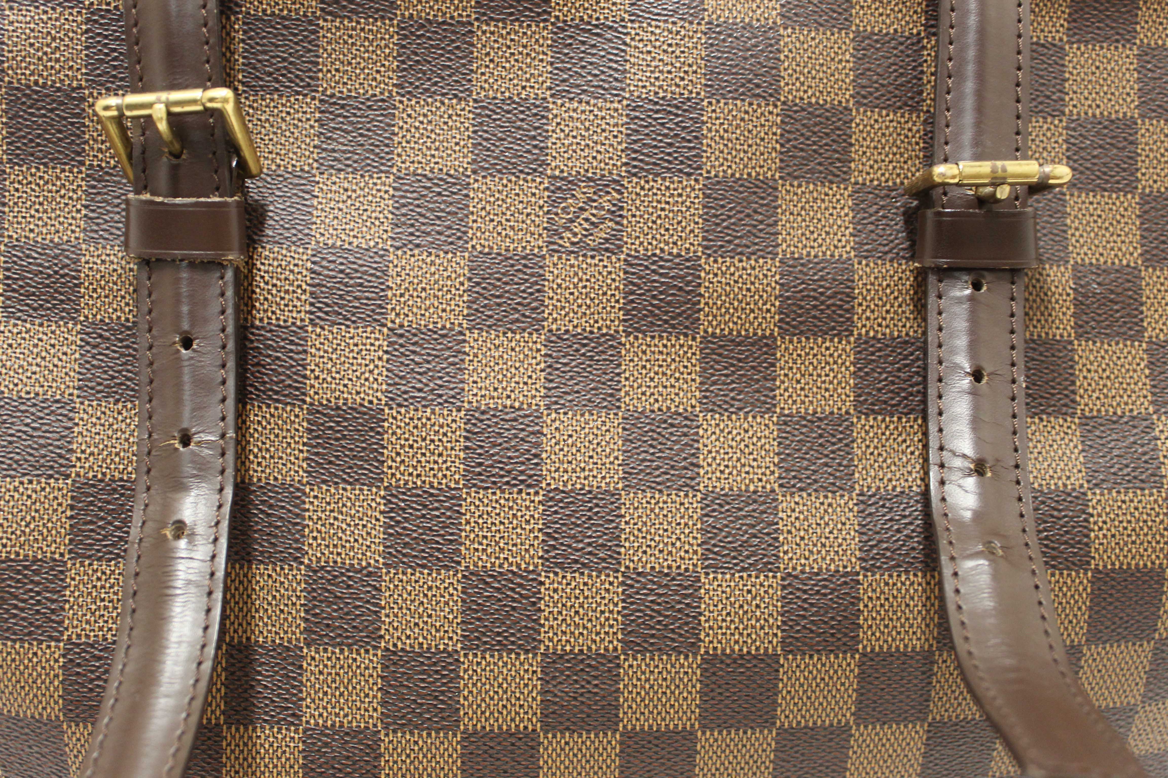 Authentic Louis Vuitton Damier Ebene Chelsea Tote Shoulder Bag