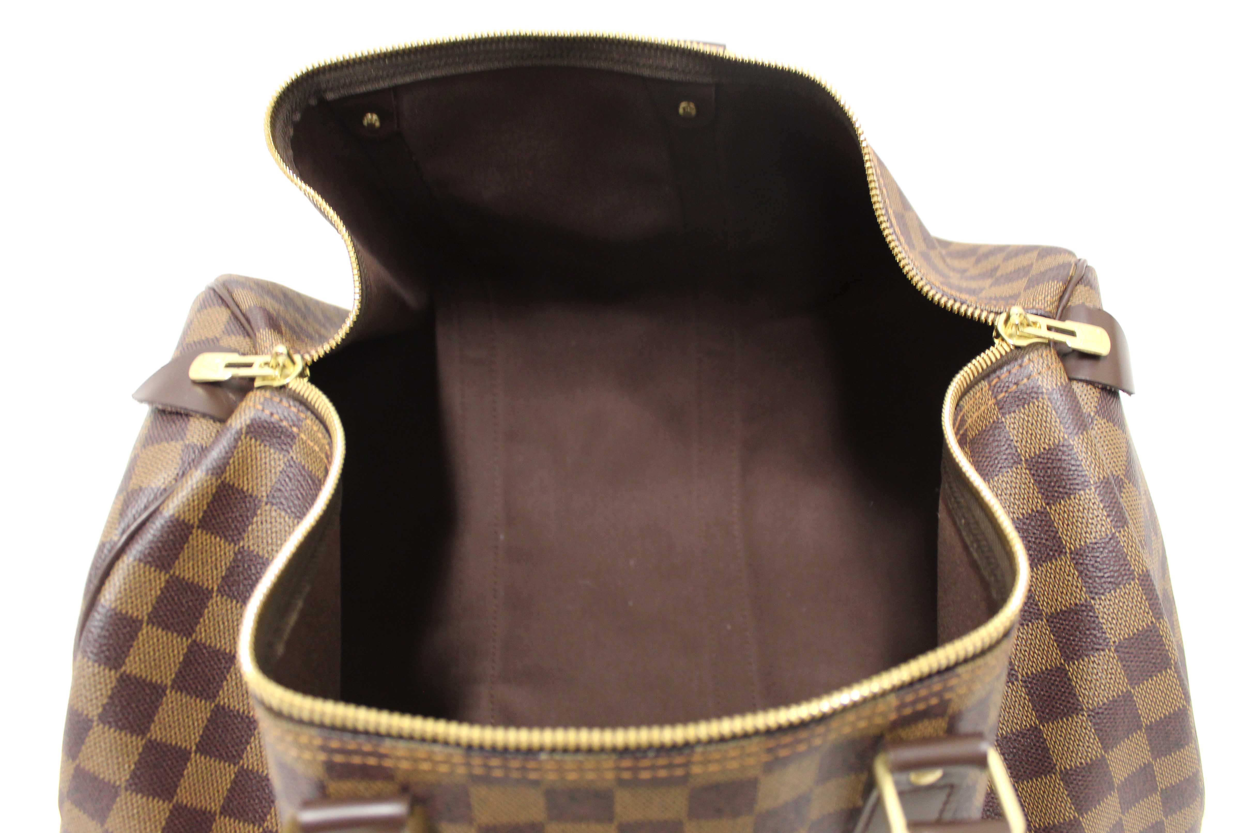 Authentic Louis Vuitton Damier Ebene Keepall 50 Travel Bag