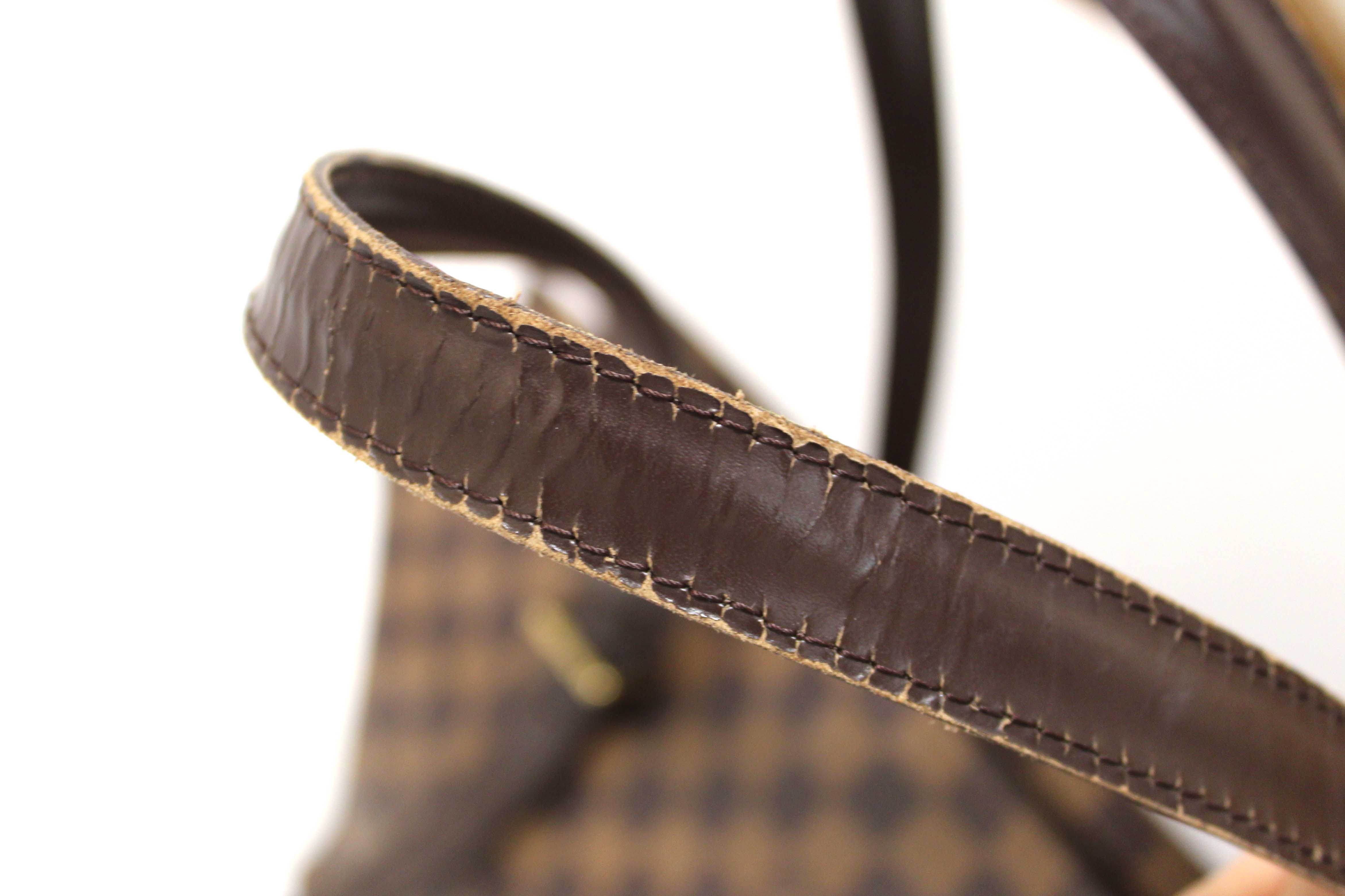 Authentic Louis Vuitton Damier Ebene Chelsea Tote Shoulder Bag