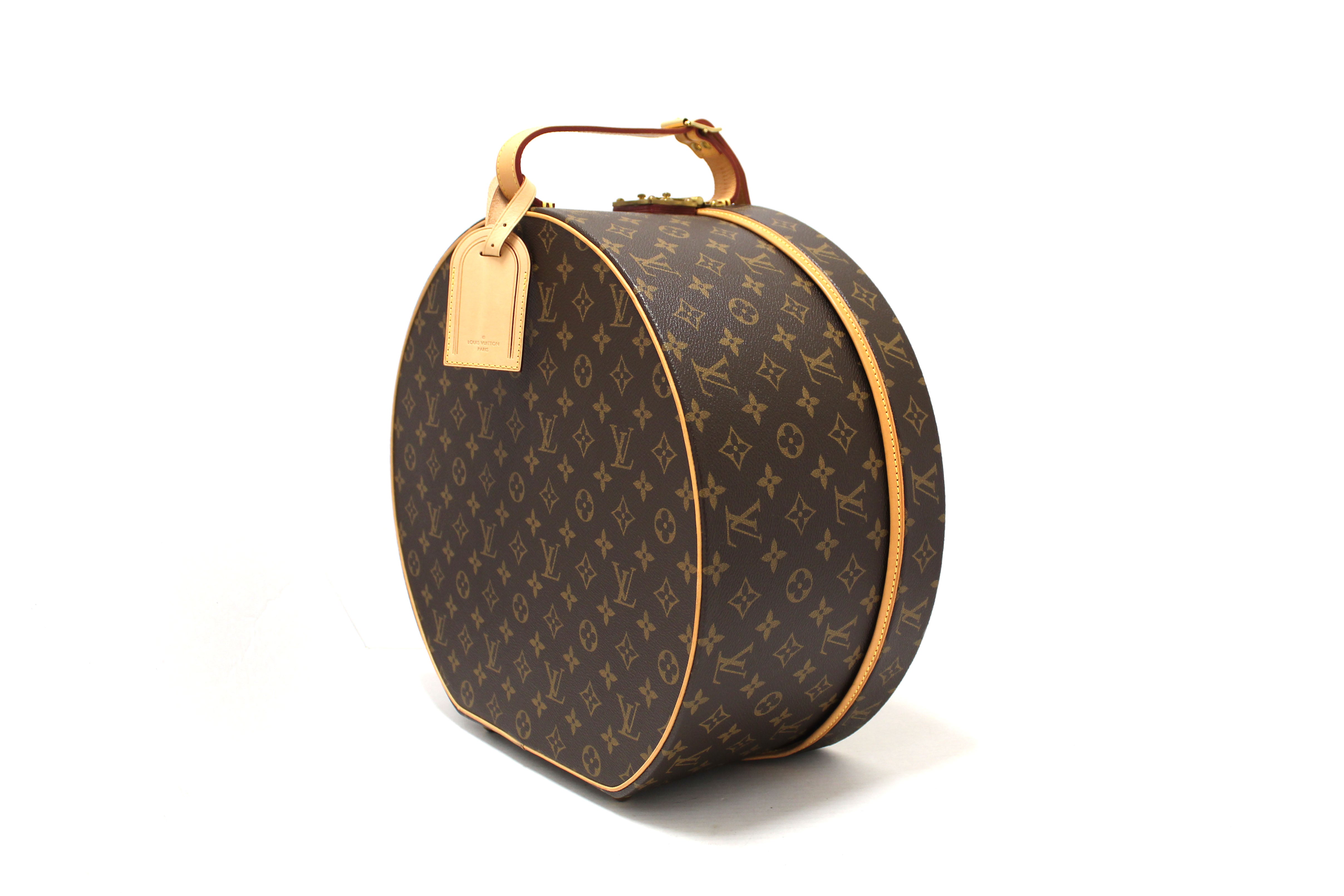 Authentic Louis Vuitton Classic Monogram Boite Chapeau 40 Hat Box Bag