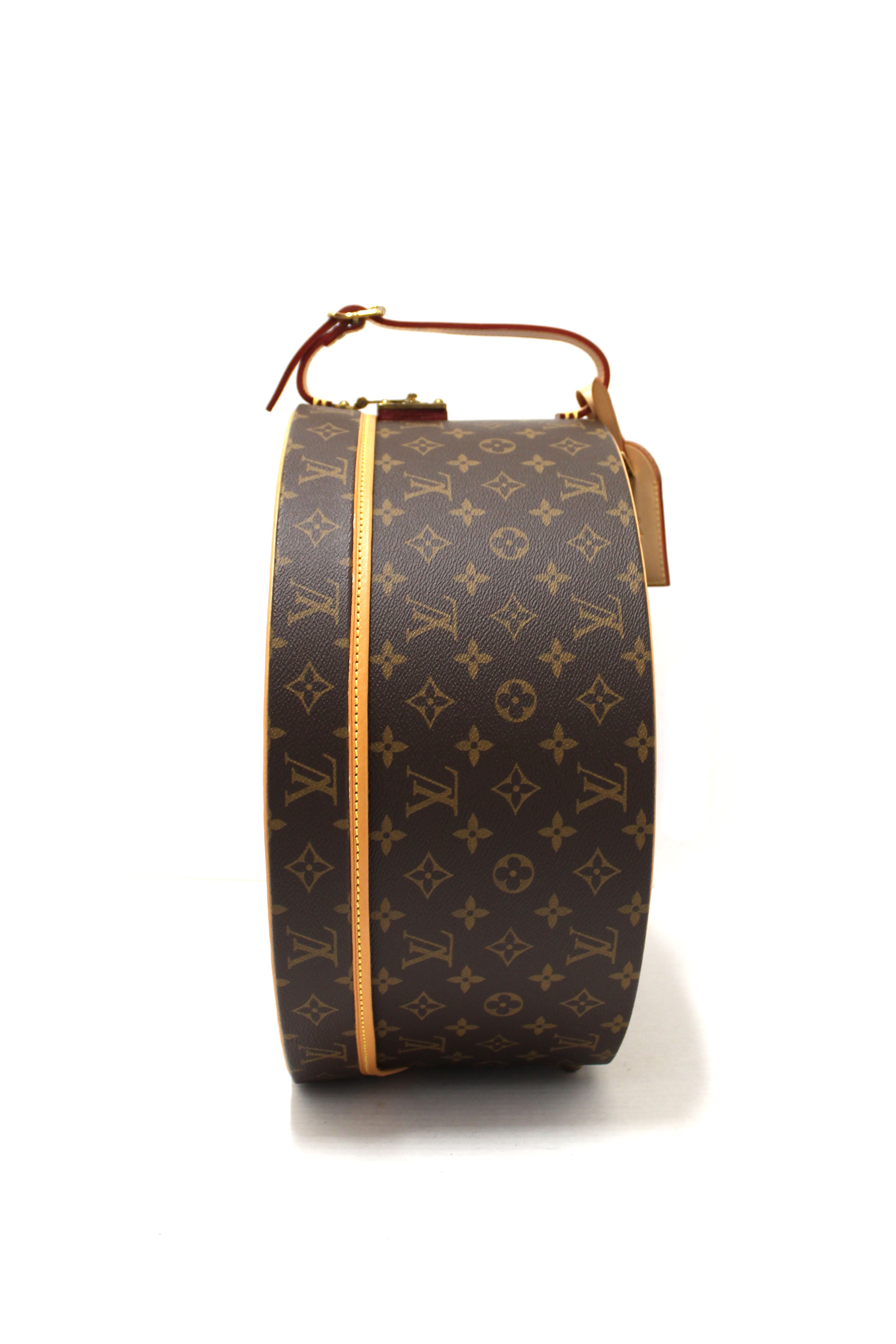 Authentic Louis Vuitton Classic Monogram Boite Chapeau 40 Hat Box Bag