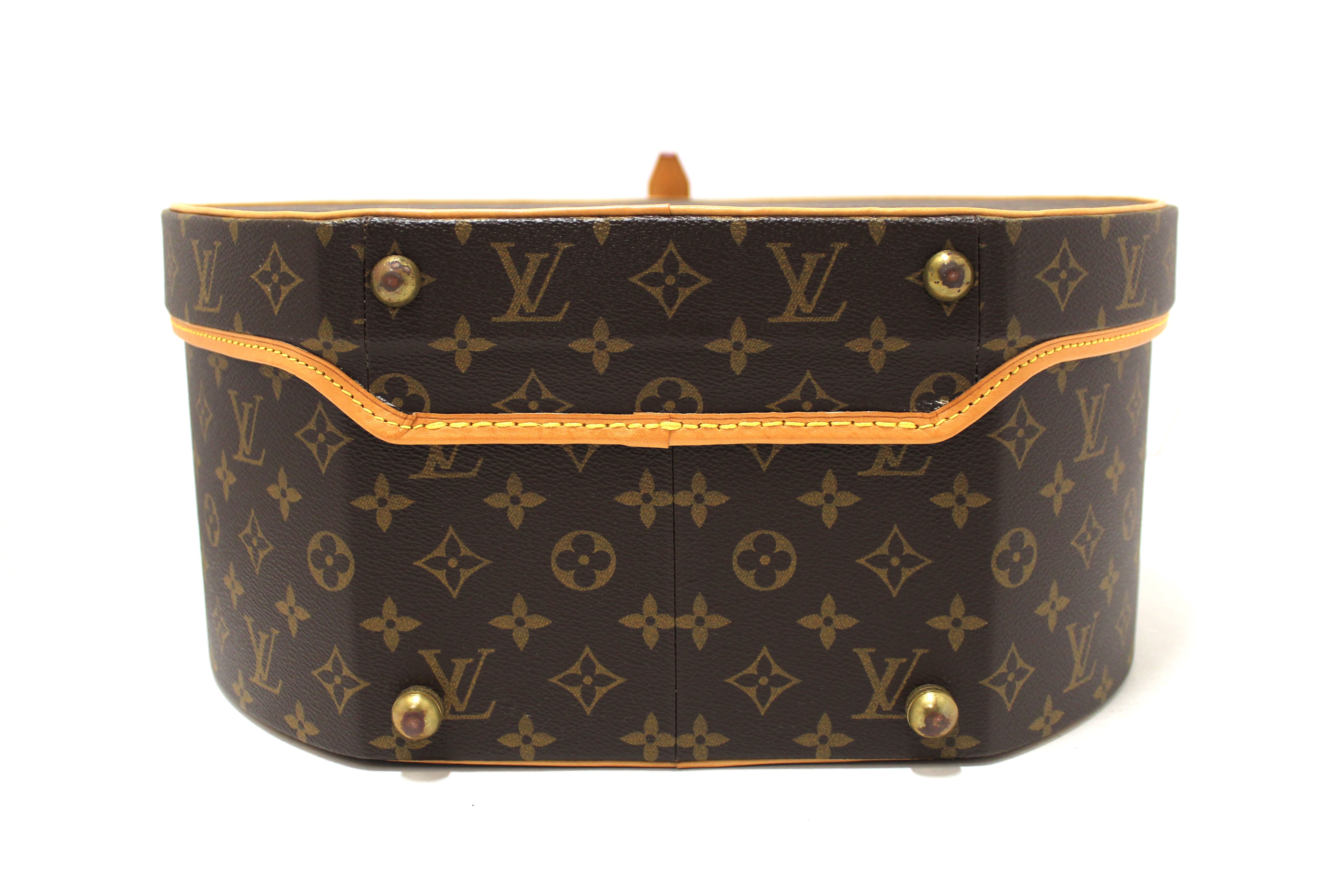 Authentic Louis Vuitton Classic Monogram Boite Chapeau 40 Hat Box Bag