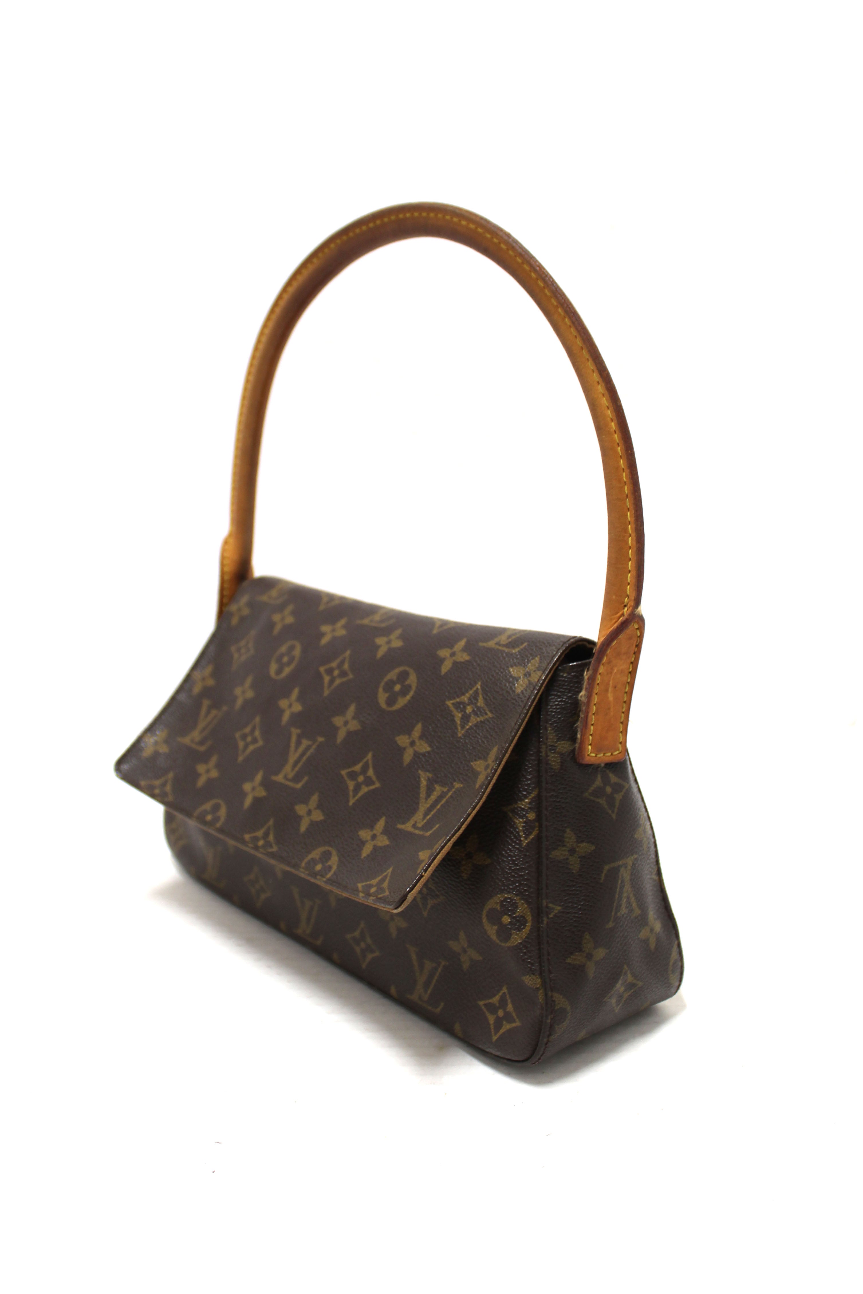 Authentic Louis Vuitton Classic Monogram Mini Looping Tote Bag