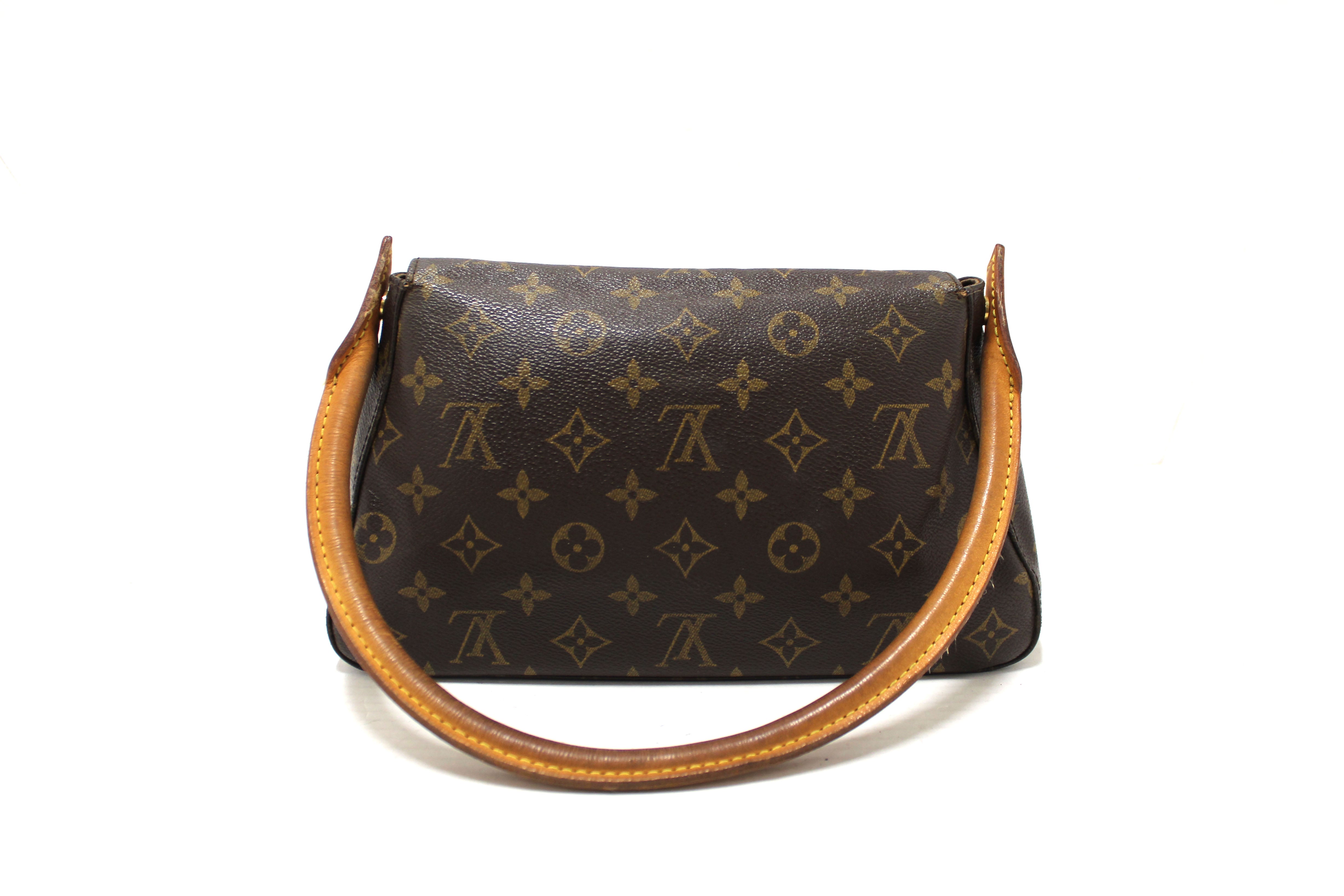 Authentic Louis Vuitton Classic Monogram Mini Looping Tote Bag