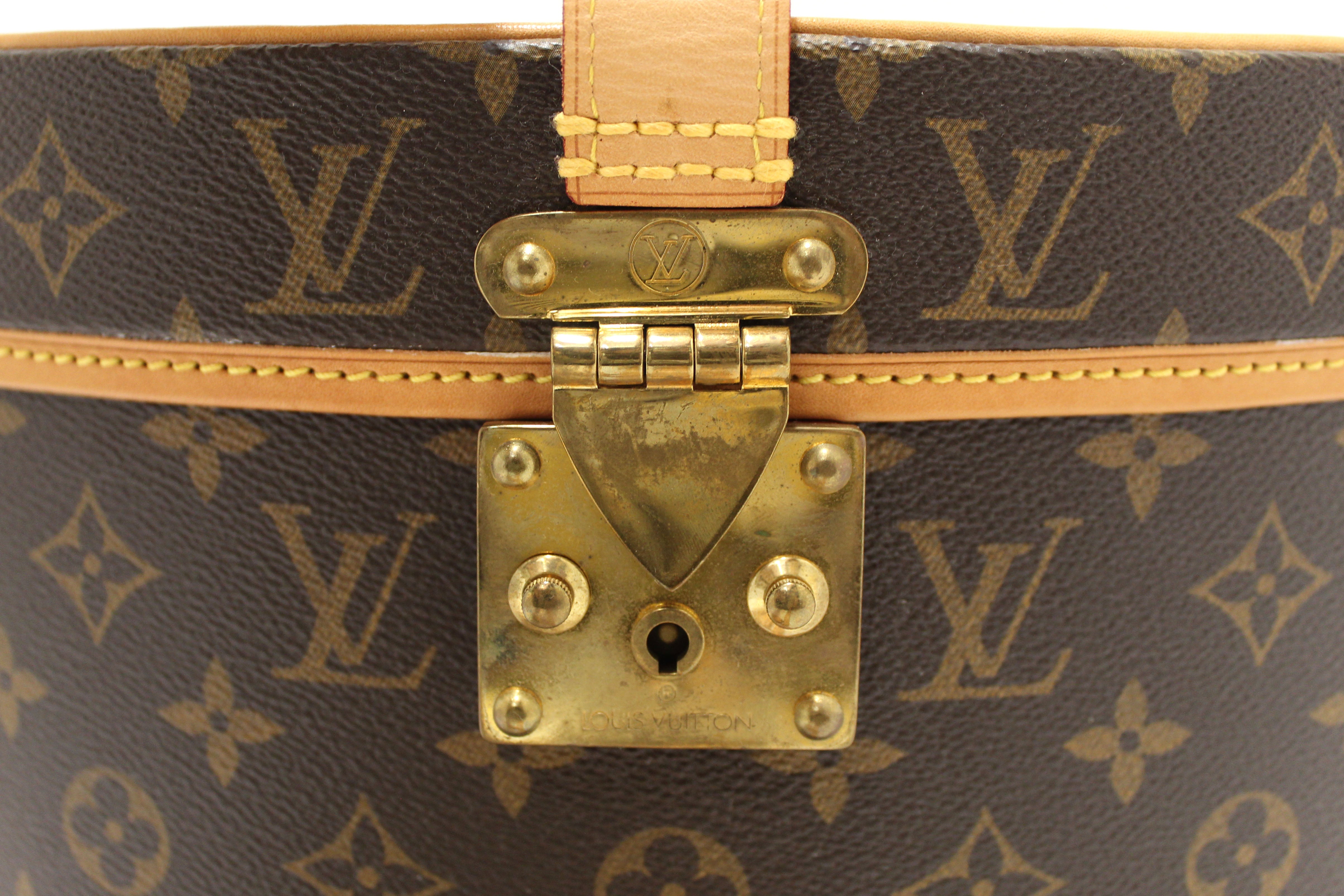 Authentic Louis Vuitton Classic Monogram Boite Chapeau 40 Hat Box Bag