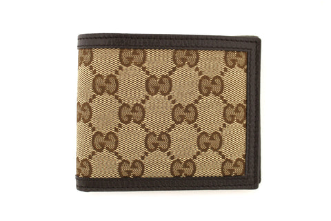 NEW Authentic Gucci Brown GG Signature Men's Wallet