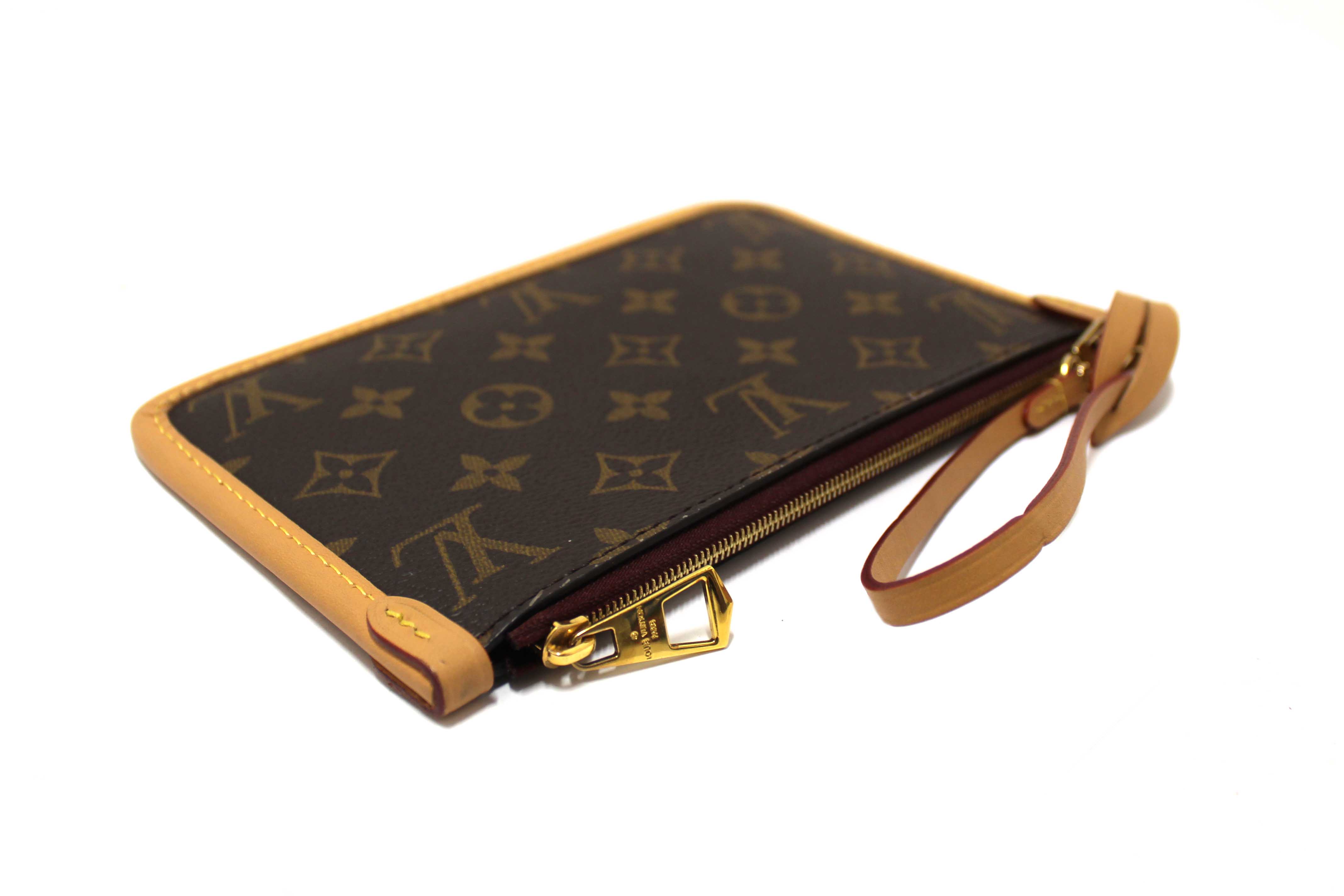 Authentic Louis Vuitton Classic Monogram Carryall PM Pochette Pouch