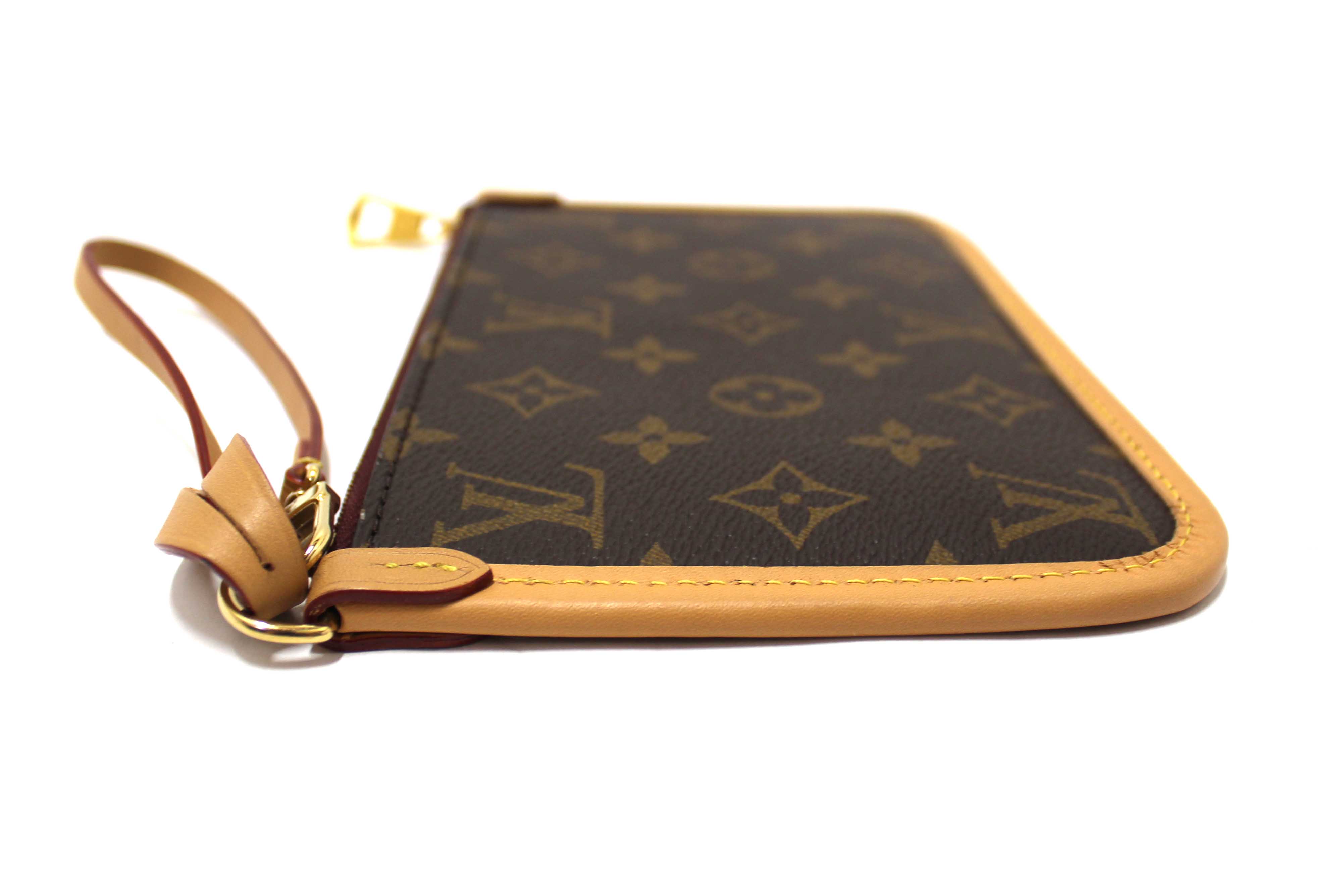 Authentic Louis Vuitton Classic Monogram Carryall PM Pochette Pouch
