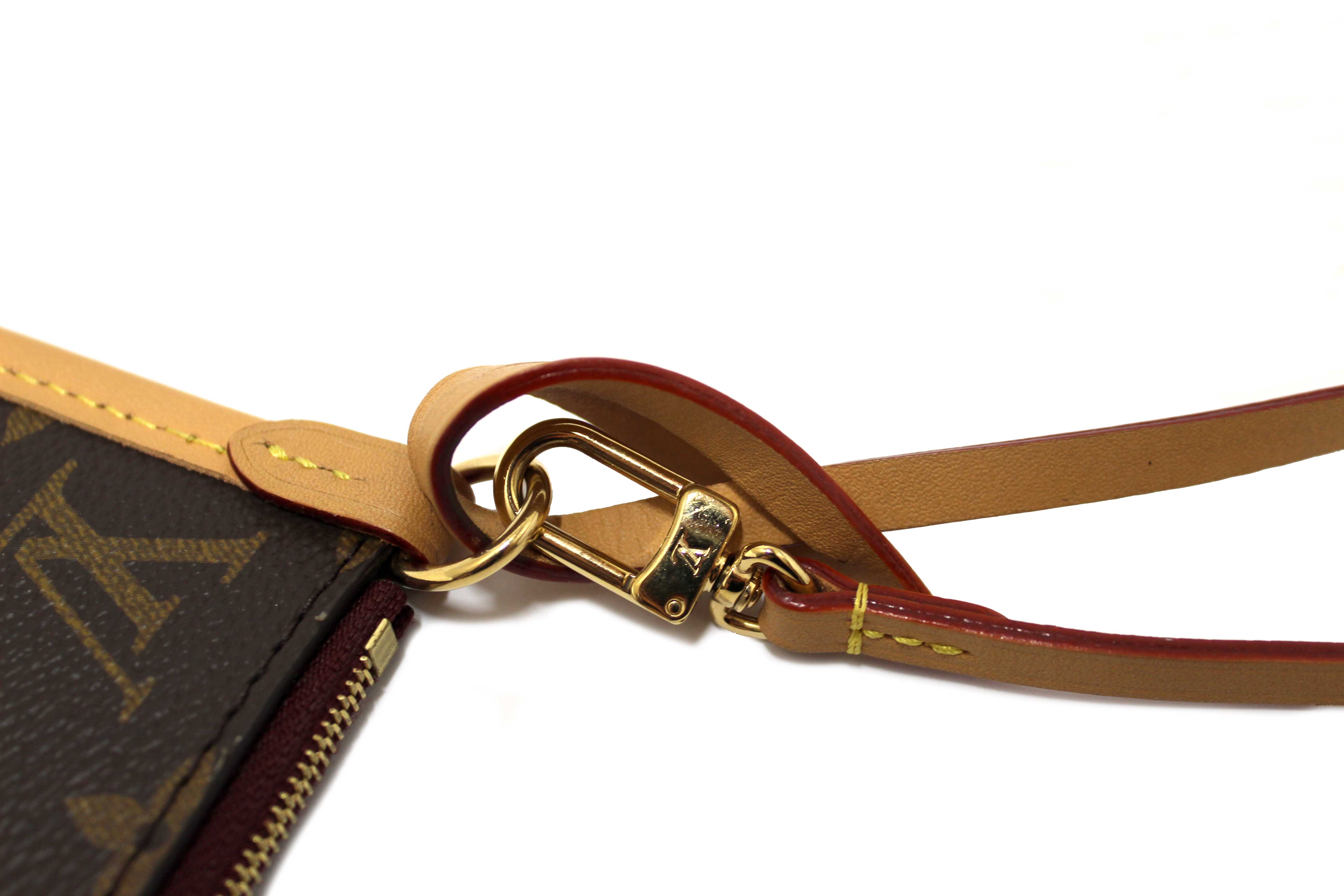 Authentic Louis Vuitton Classic Monogram Carryall PM Pochette Pouch