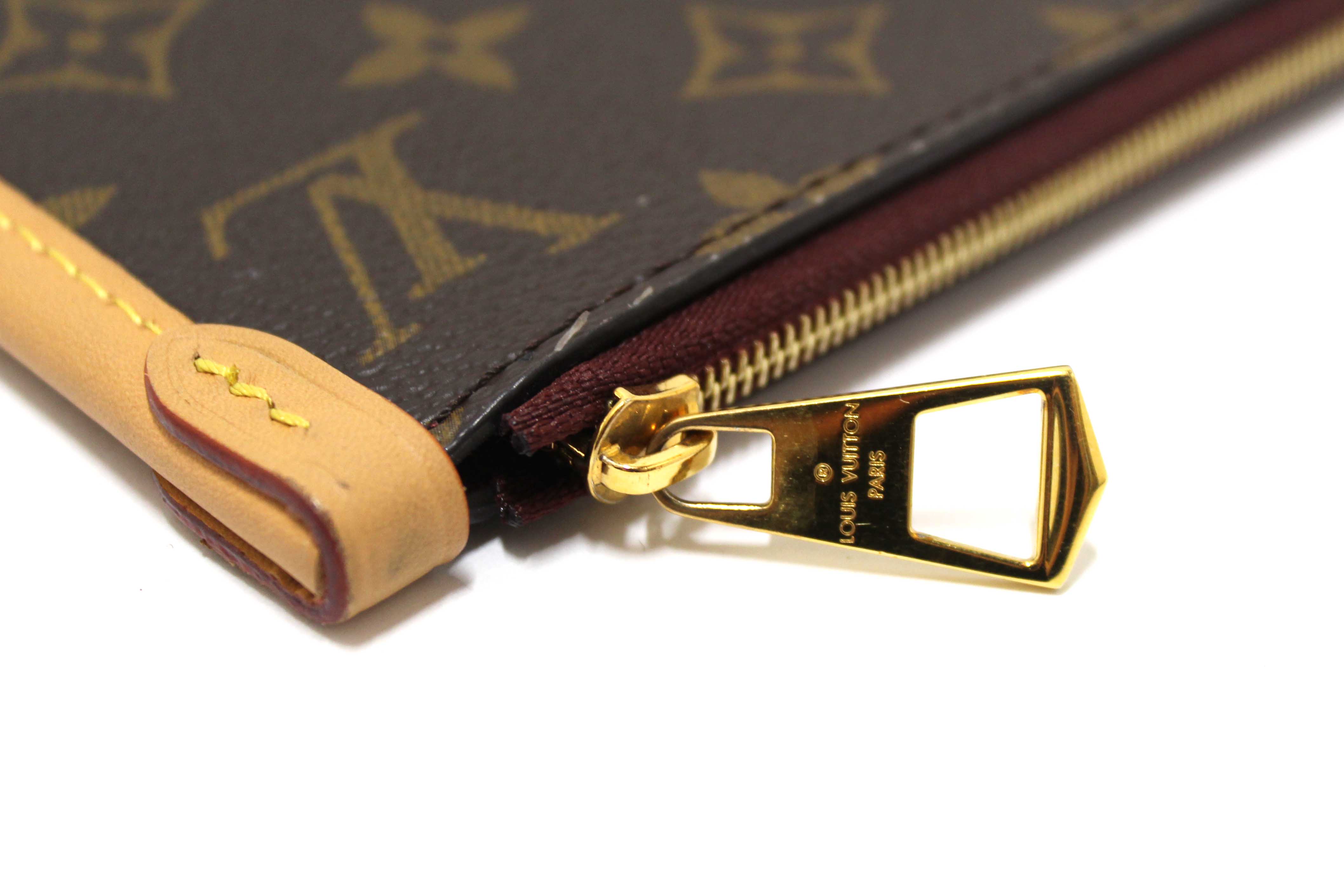 Authentic Louis Vuitton Classic Monogram Carryall PM Pochette Pouch